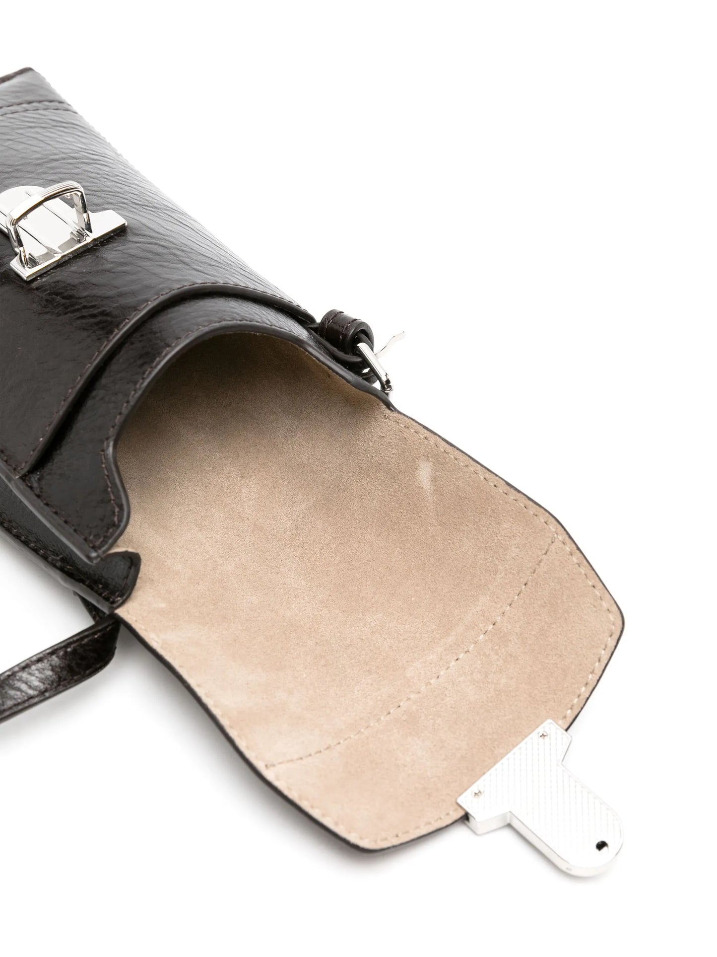 Gear leather shoulder bag