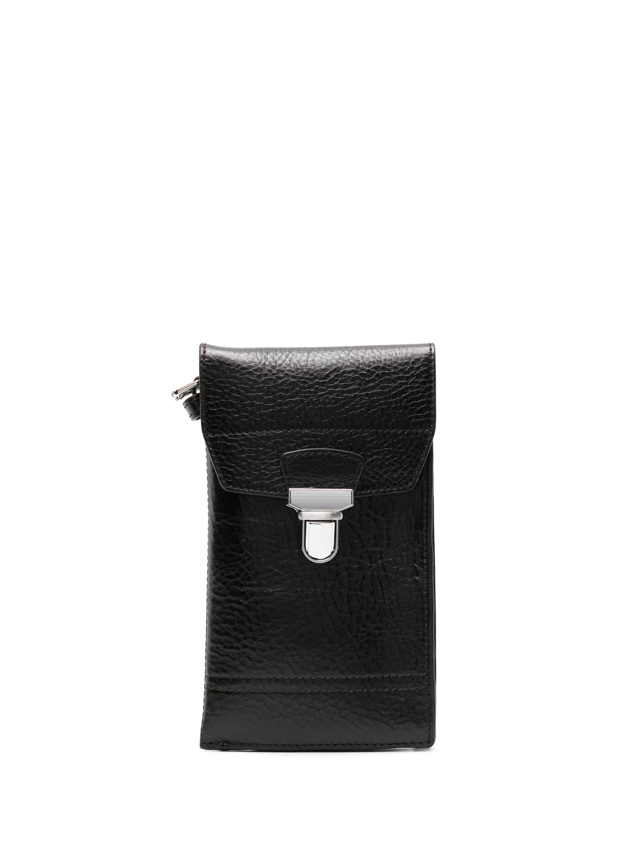 Gear leather shoulder bag