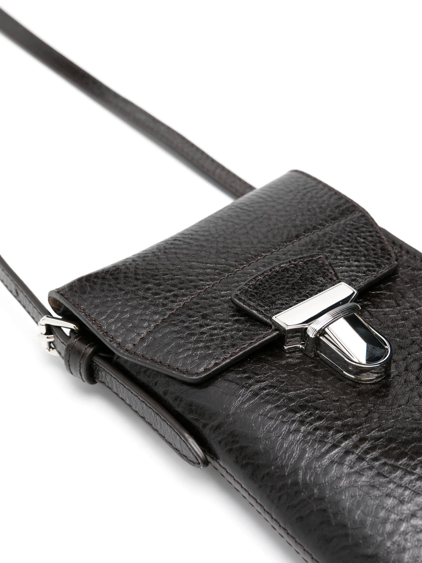 Gear leather shoulder bag