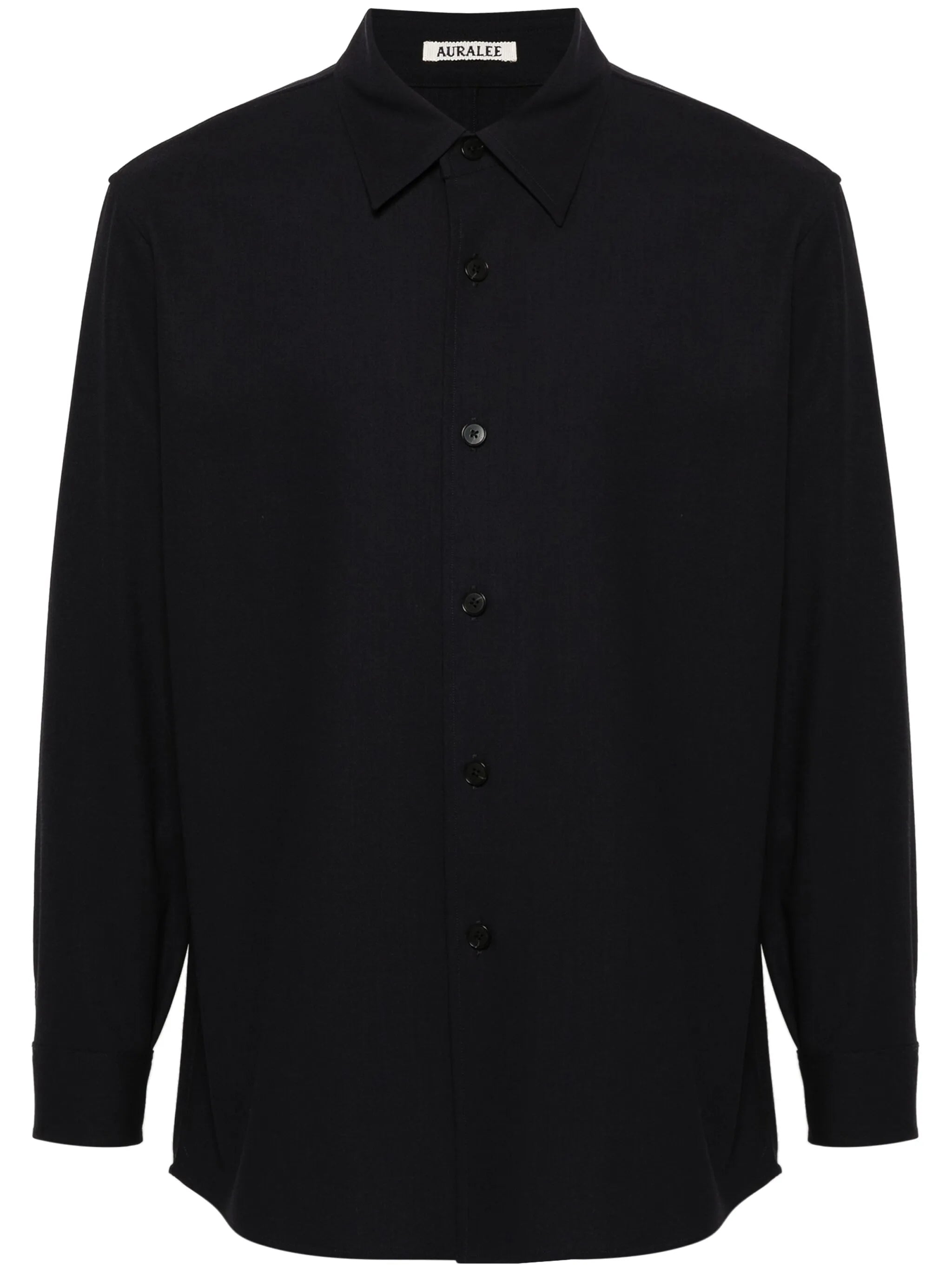 long-sleeve wool shirt