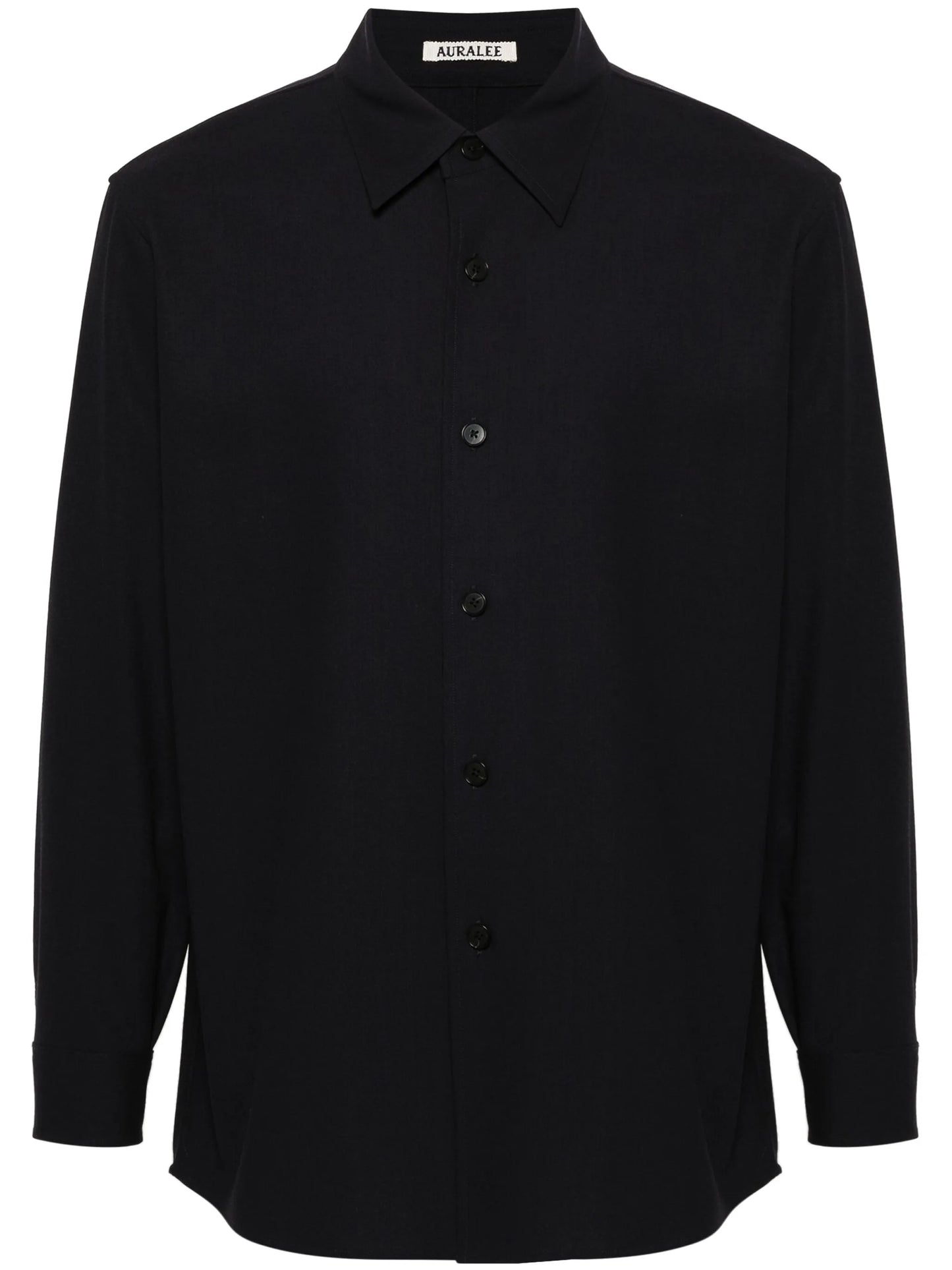 long-sleeve wool shirt