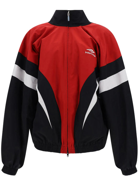 colour-block bomber jacket