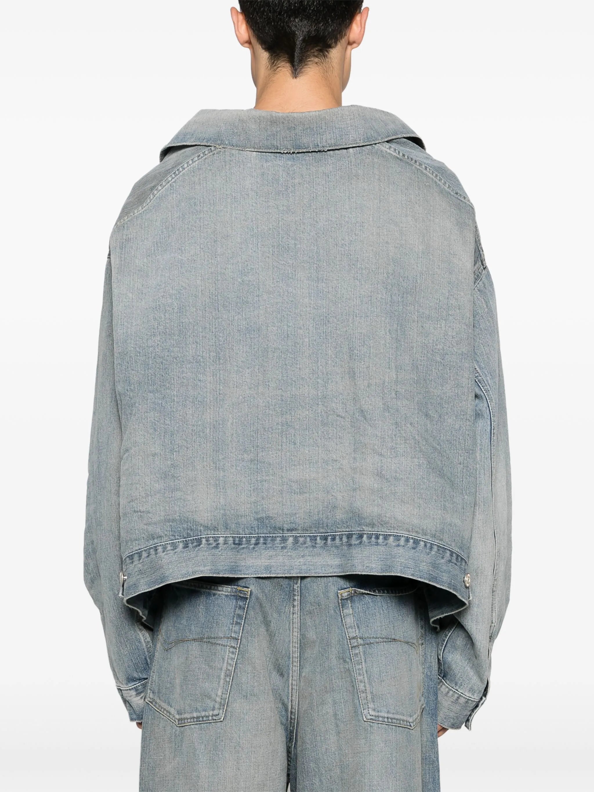 drop-shoulder denim jacket