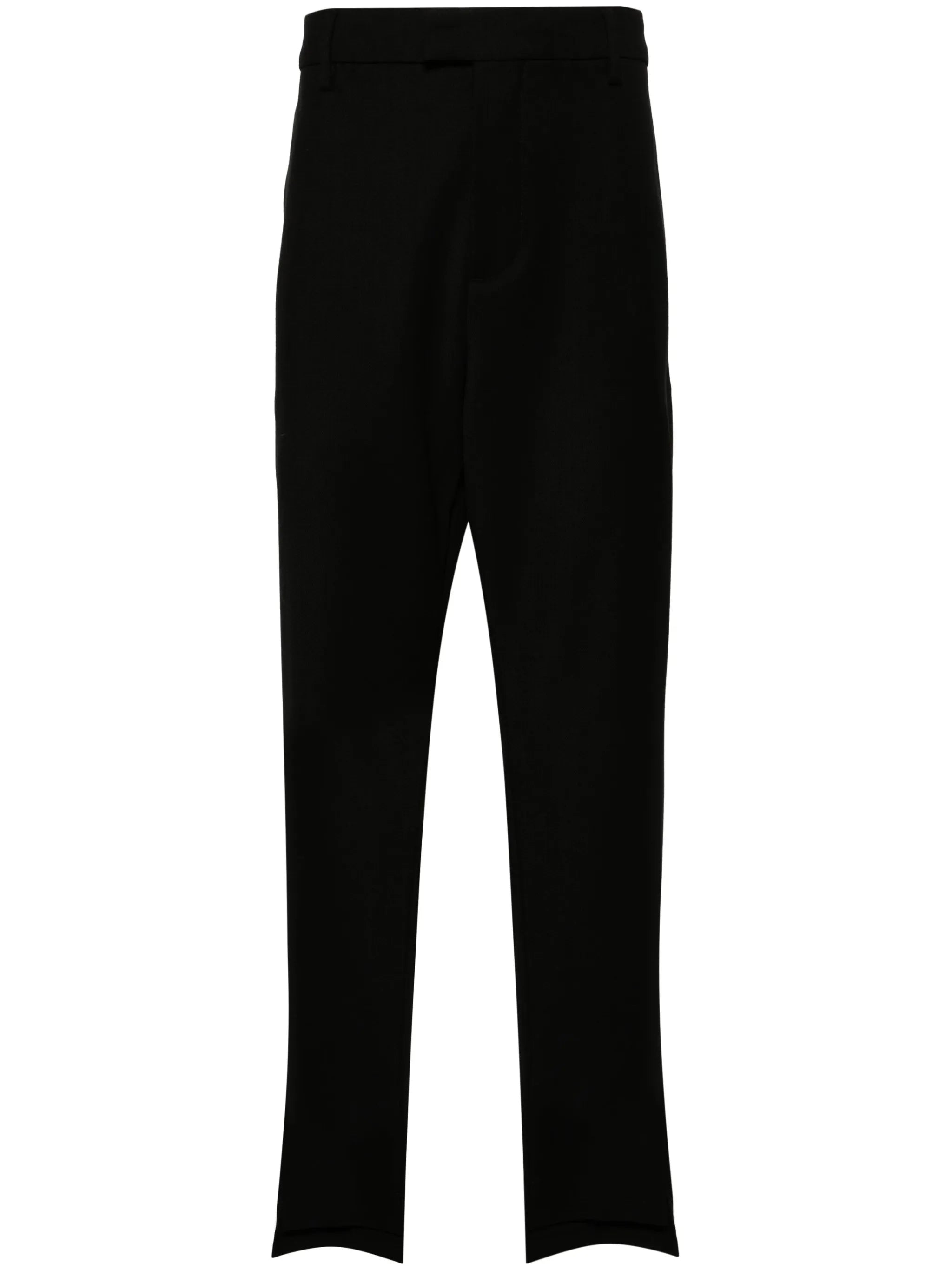 Stepped Hem straight trousers