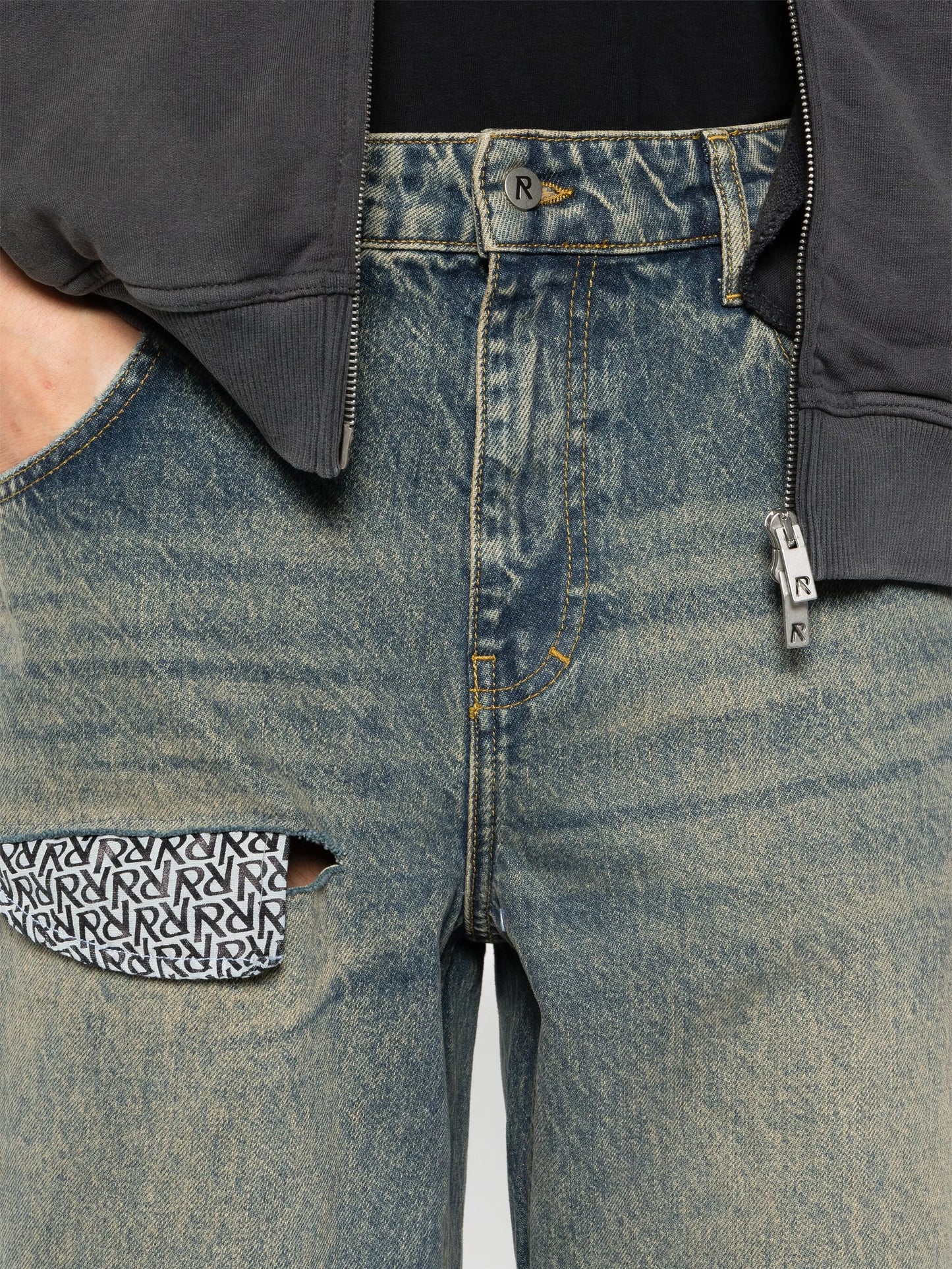 R3D Destroyer mid-rise loose-fit jeans