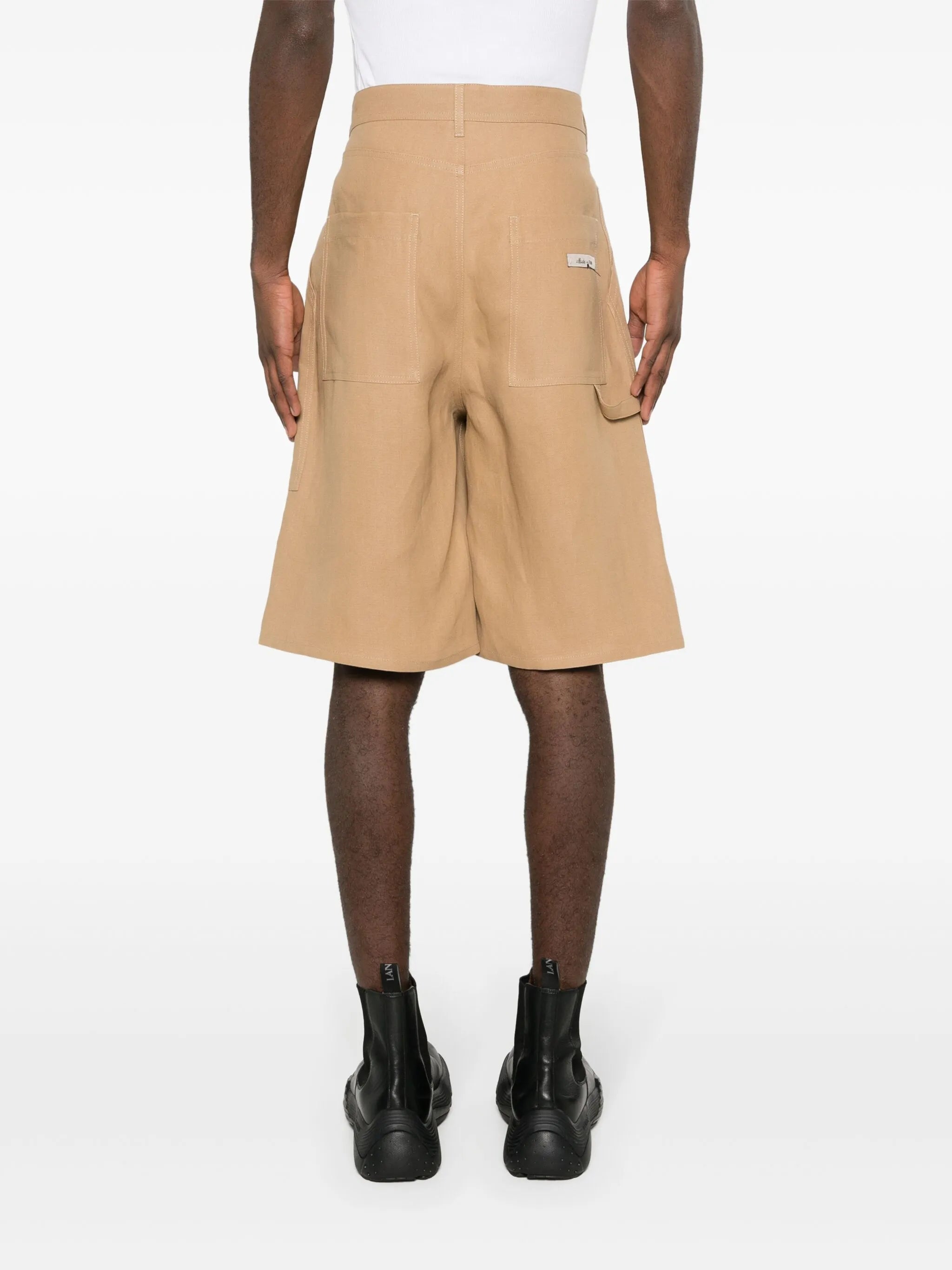 canvas bermuda shorts
