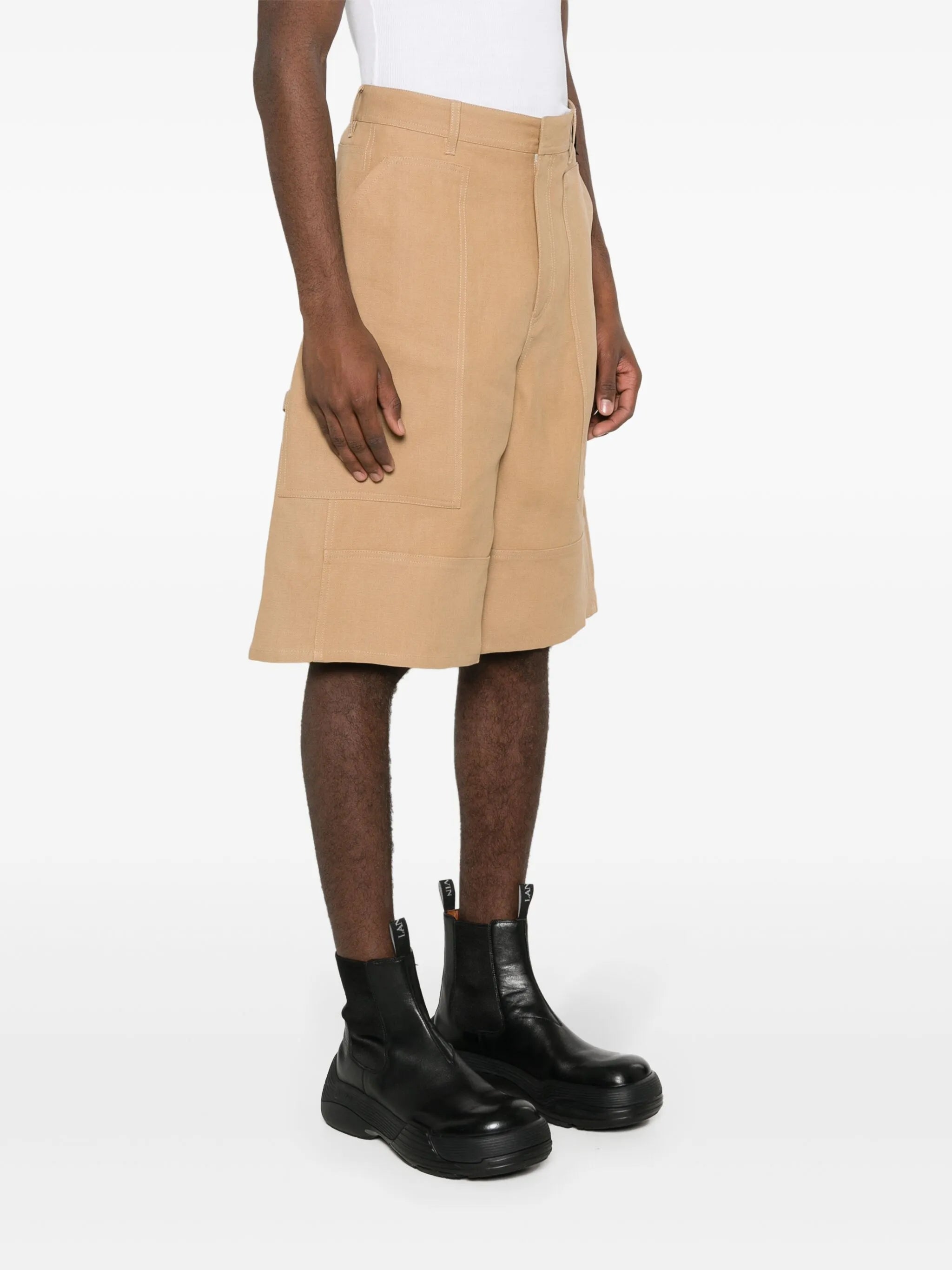 canvas bermuda shorts