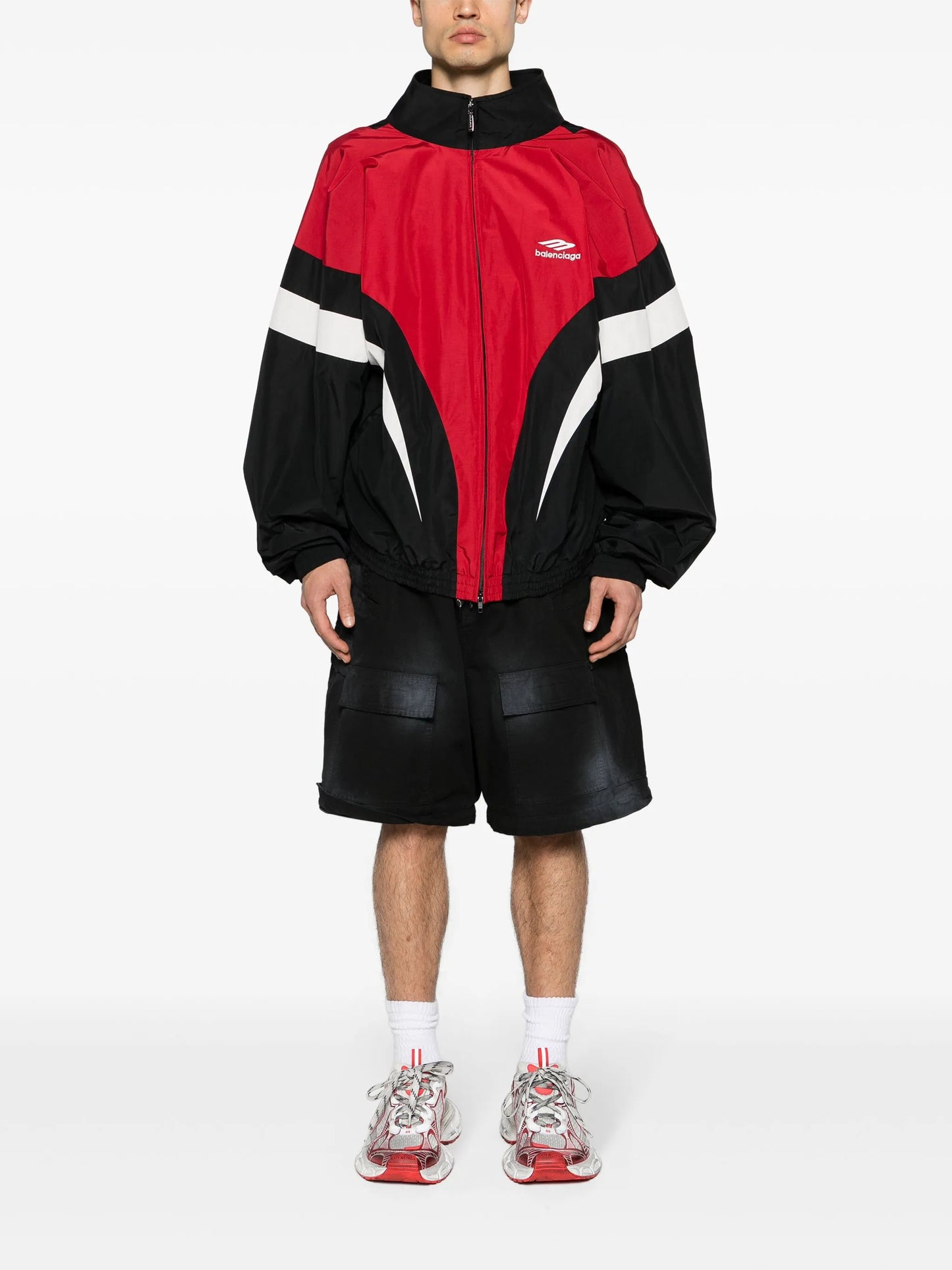spray-paint ripstop trousers