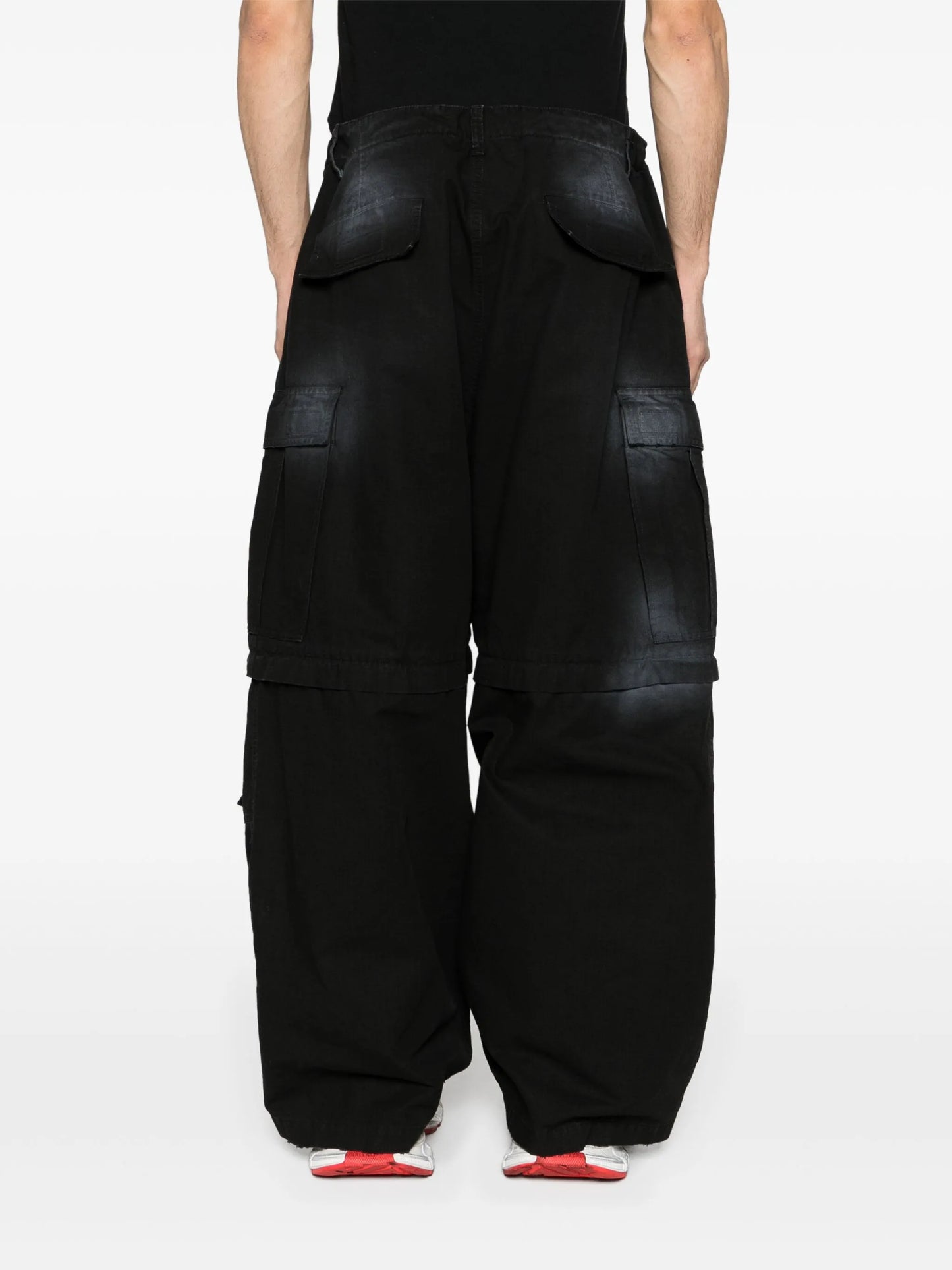 spray-paint ripstop trousers