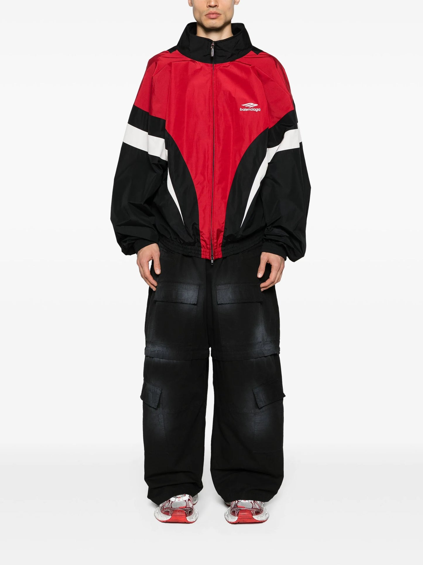 spray-paint ripstop trousers