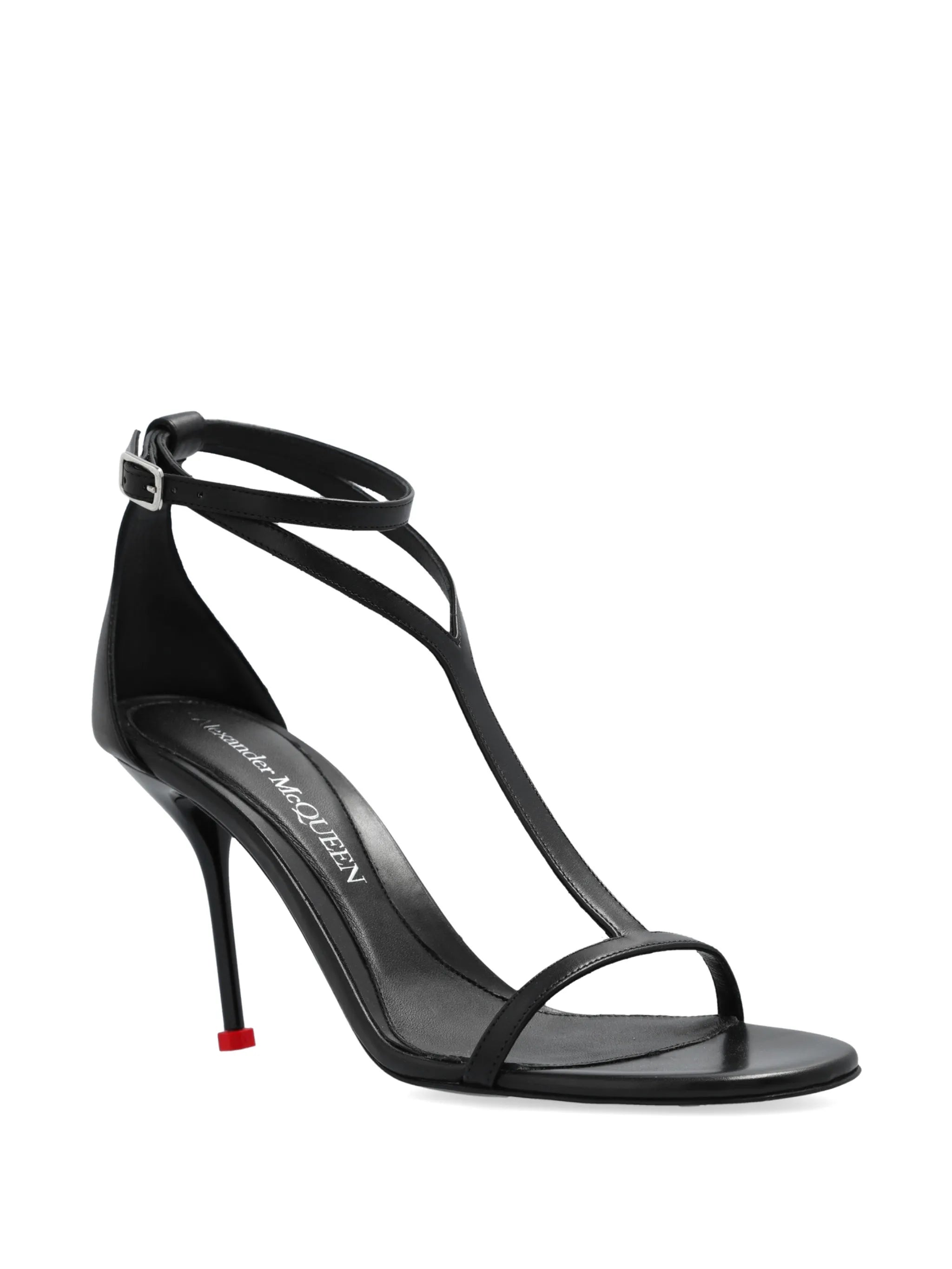 Harness leather sandals