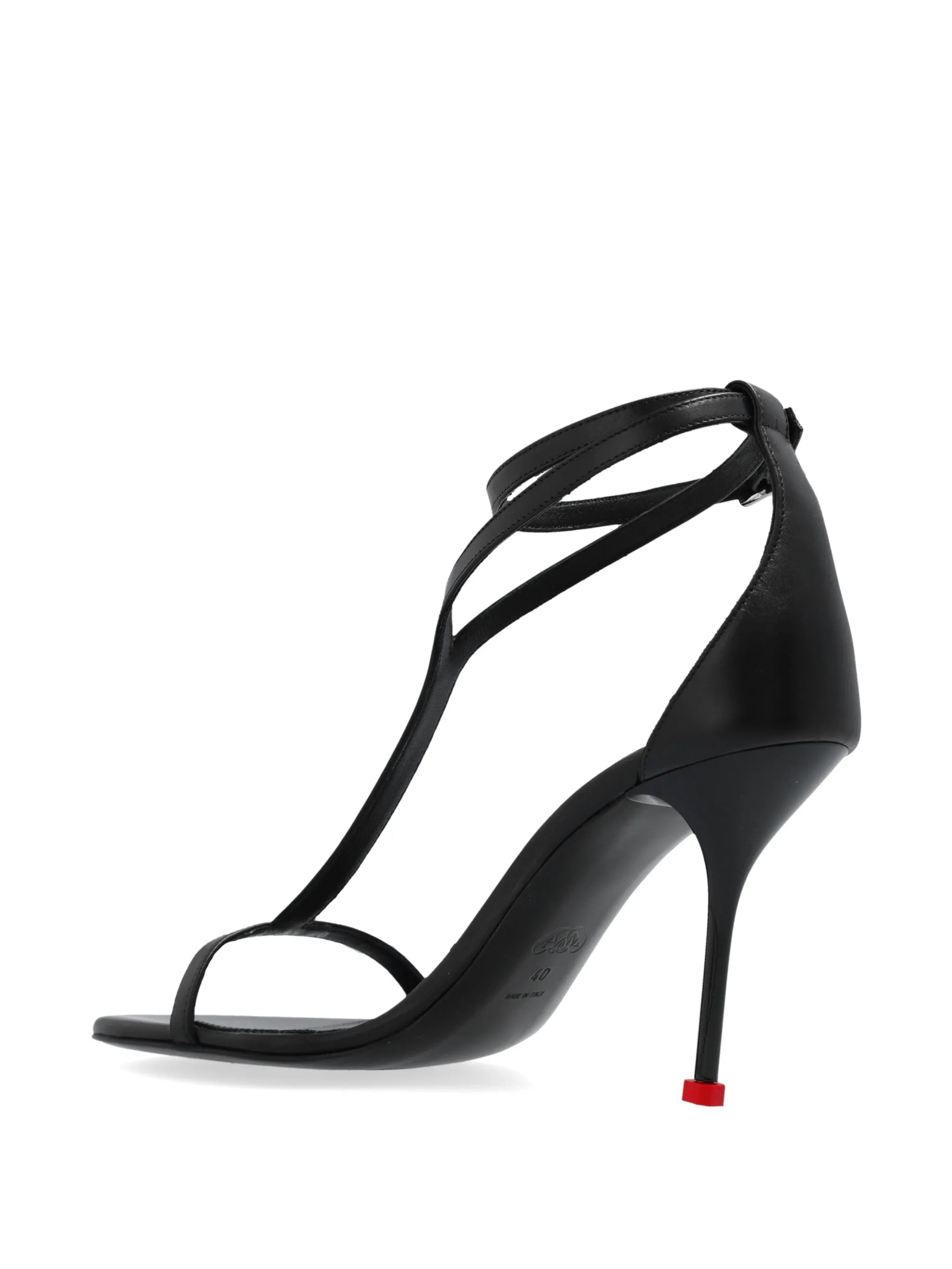 Harness leather sandals