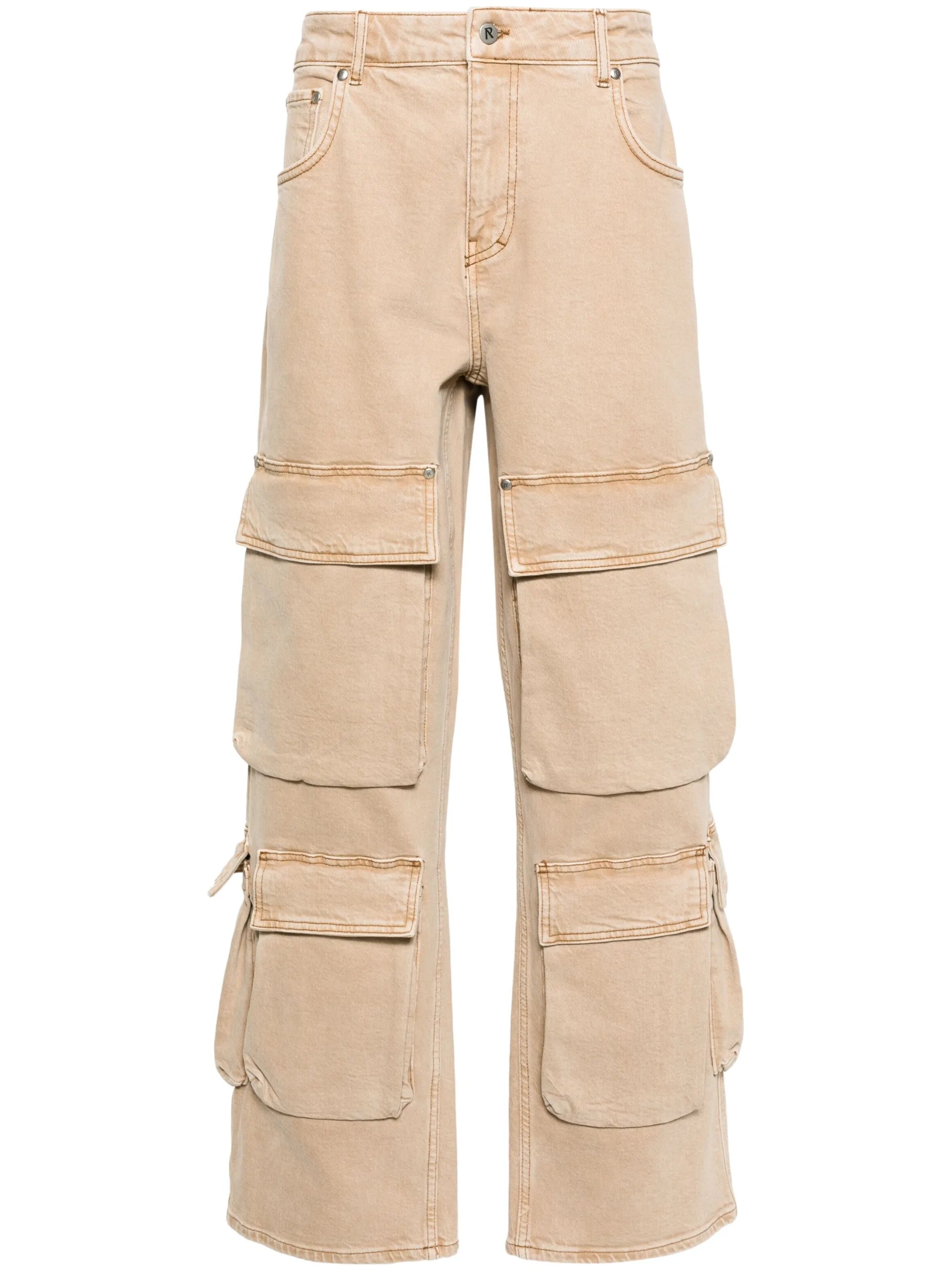 R3CA straight cargo jeans