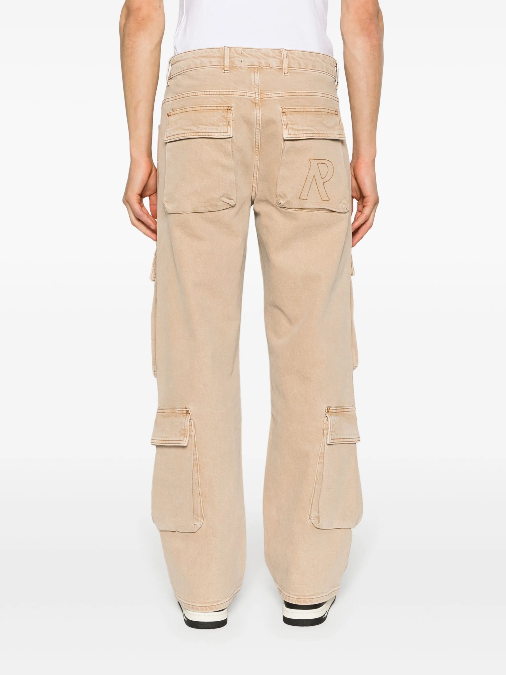 R3CA straight cargo jeans
