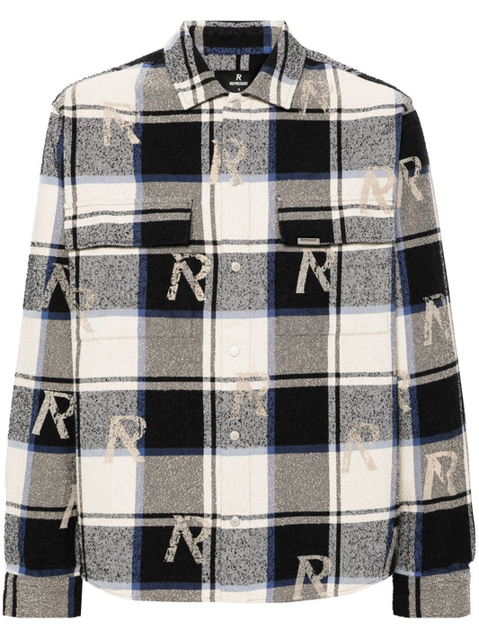 checked flannel shirt