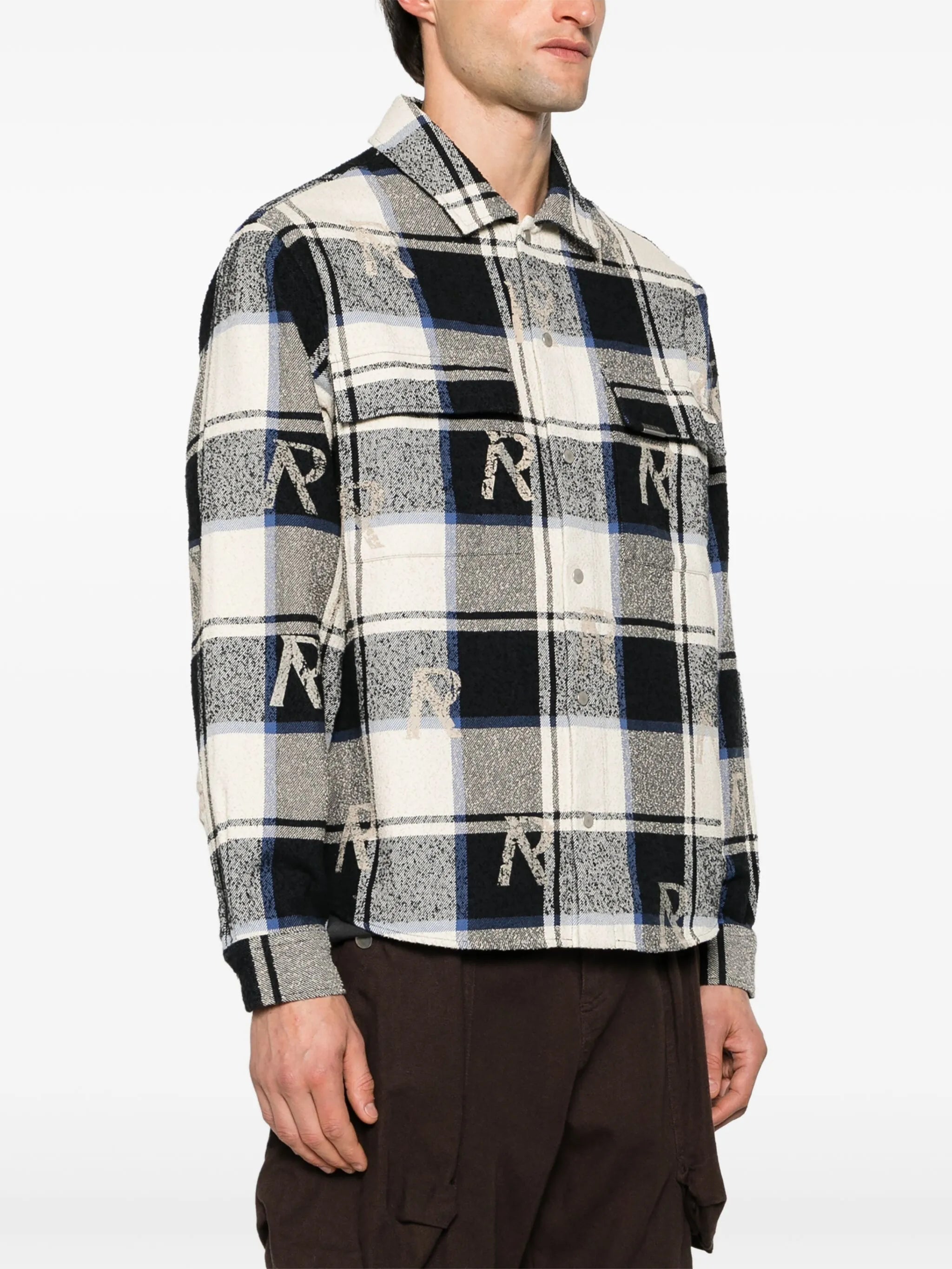 checked flannel shirt