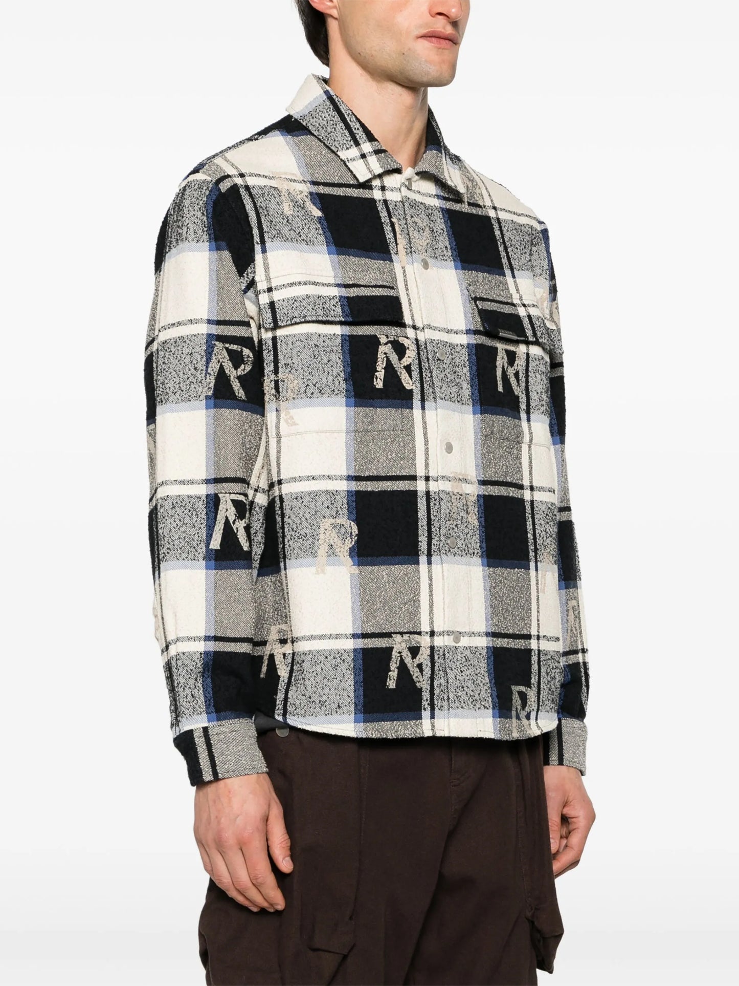 checked flannel shirt
