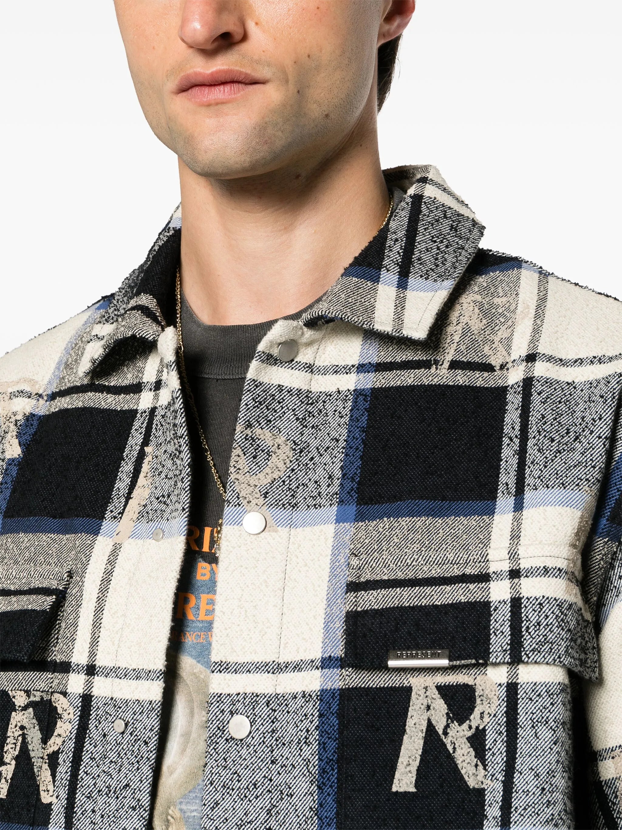 checked flannel shirt