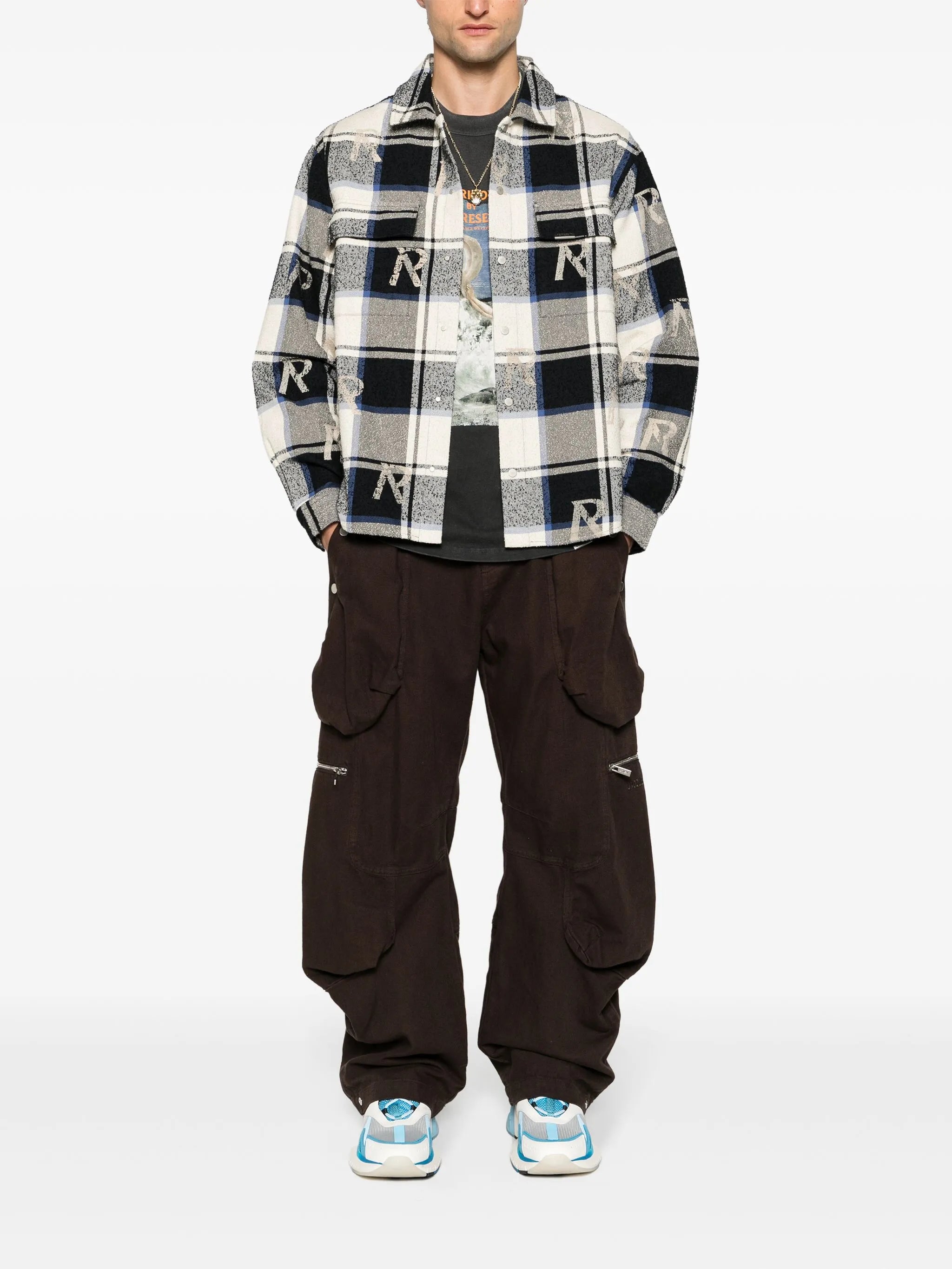 checked flannel shirt