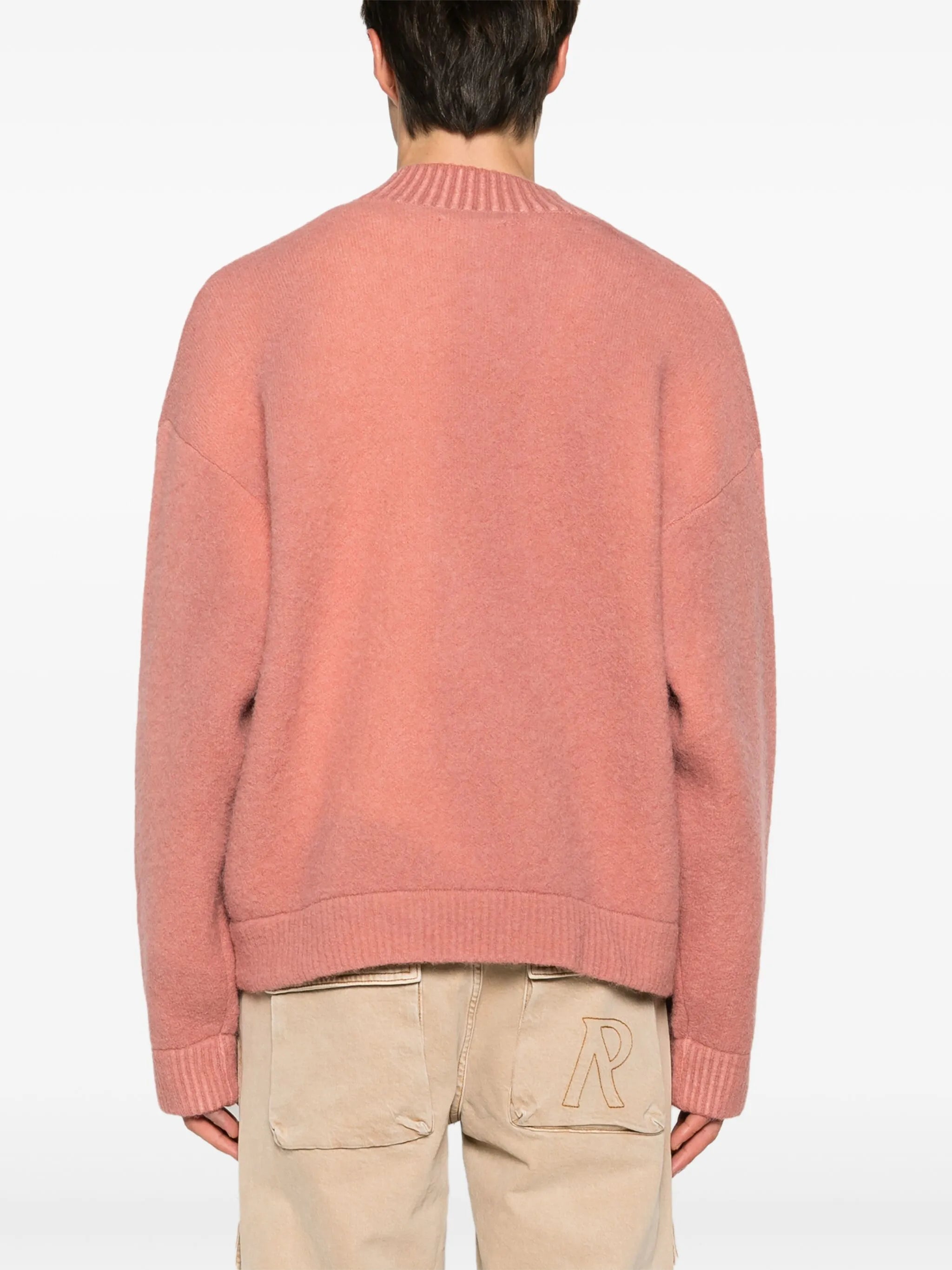 Sprayed Horizons drop-shoulder jumper