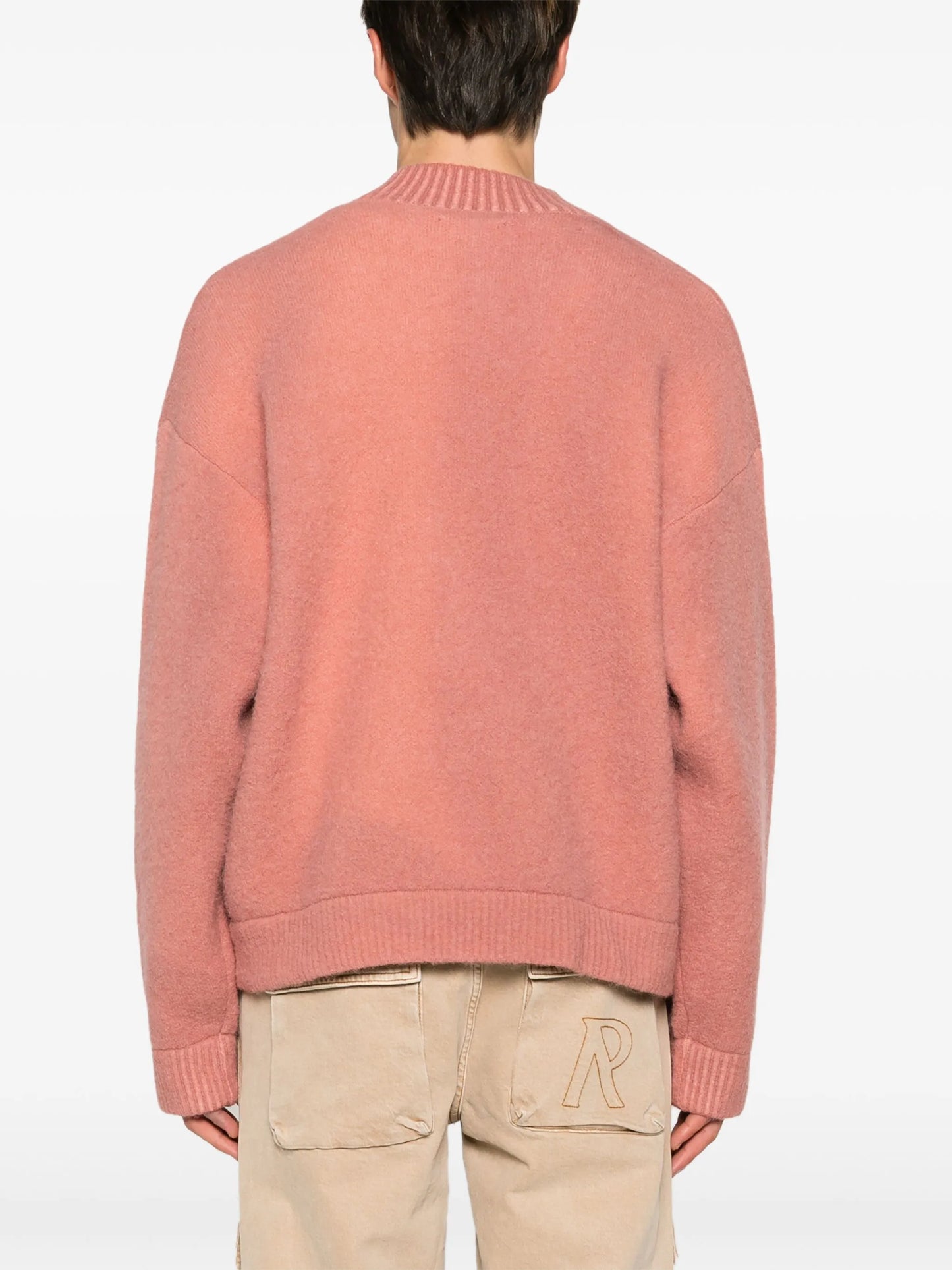 Sprayed Horizons drop-shoulder jumper