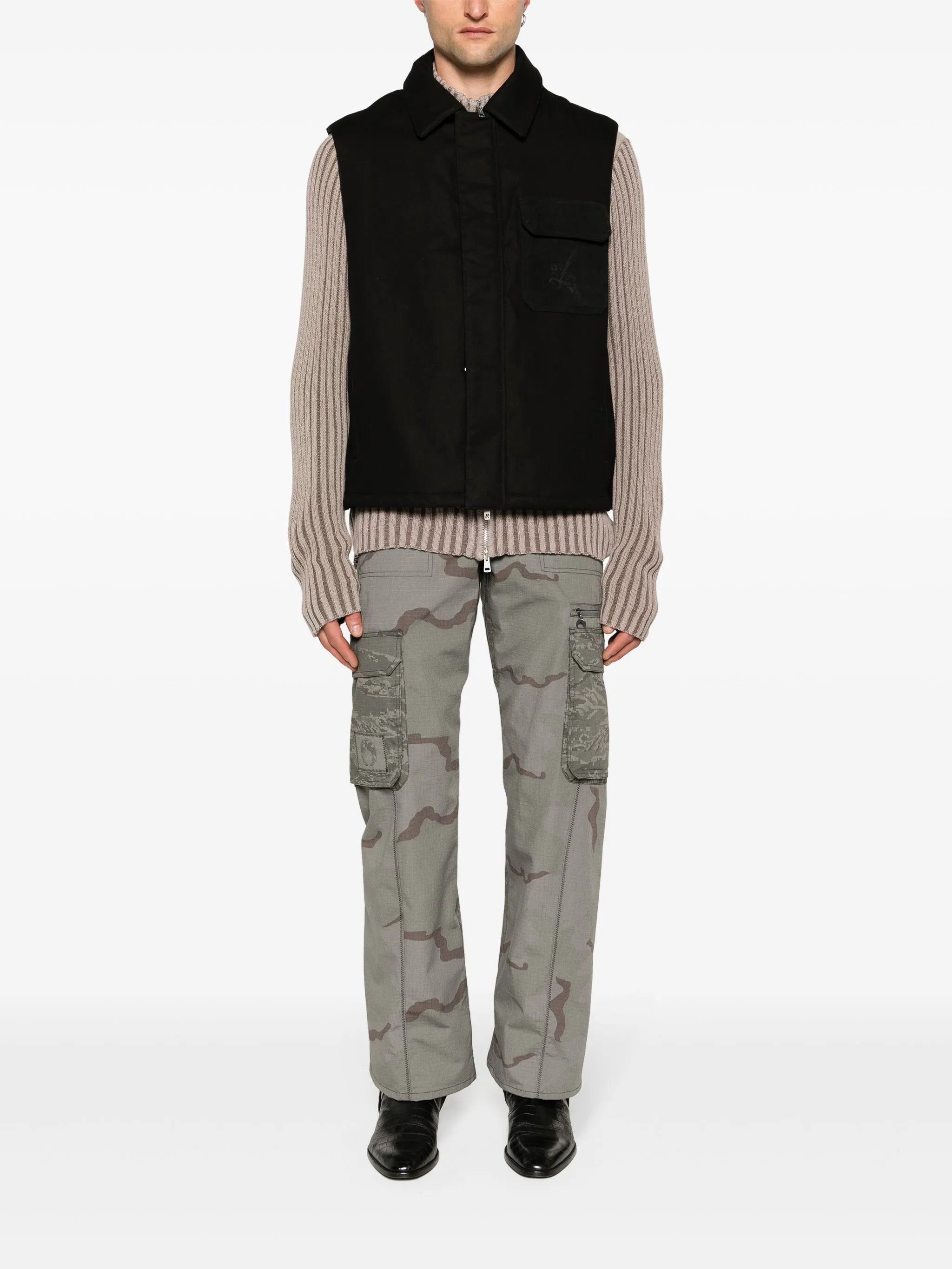 padded cotton gilet