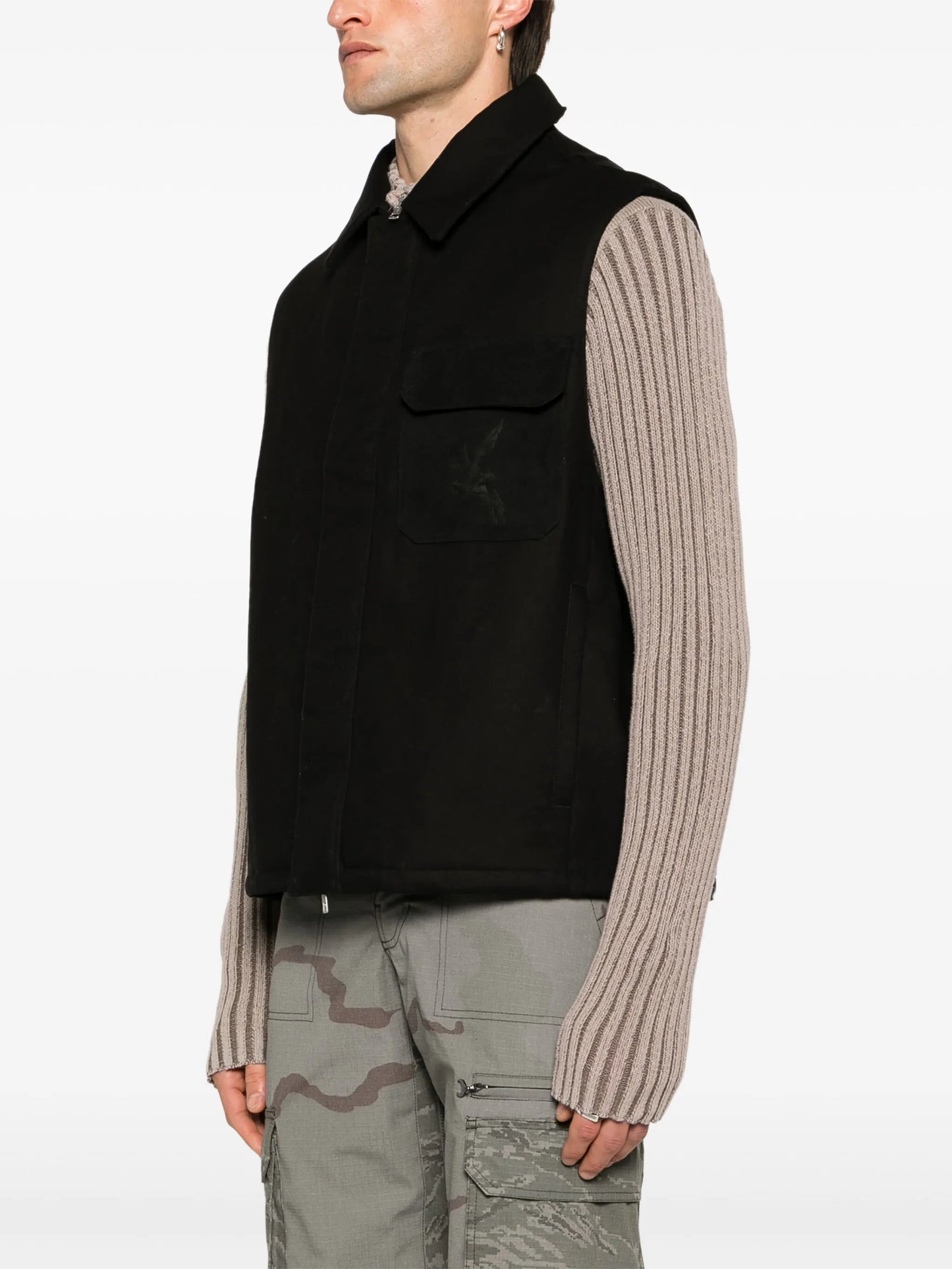 padded cotton gilet