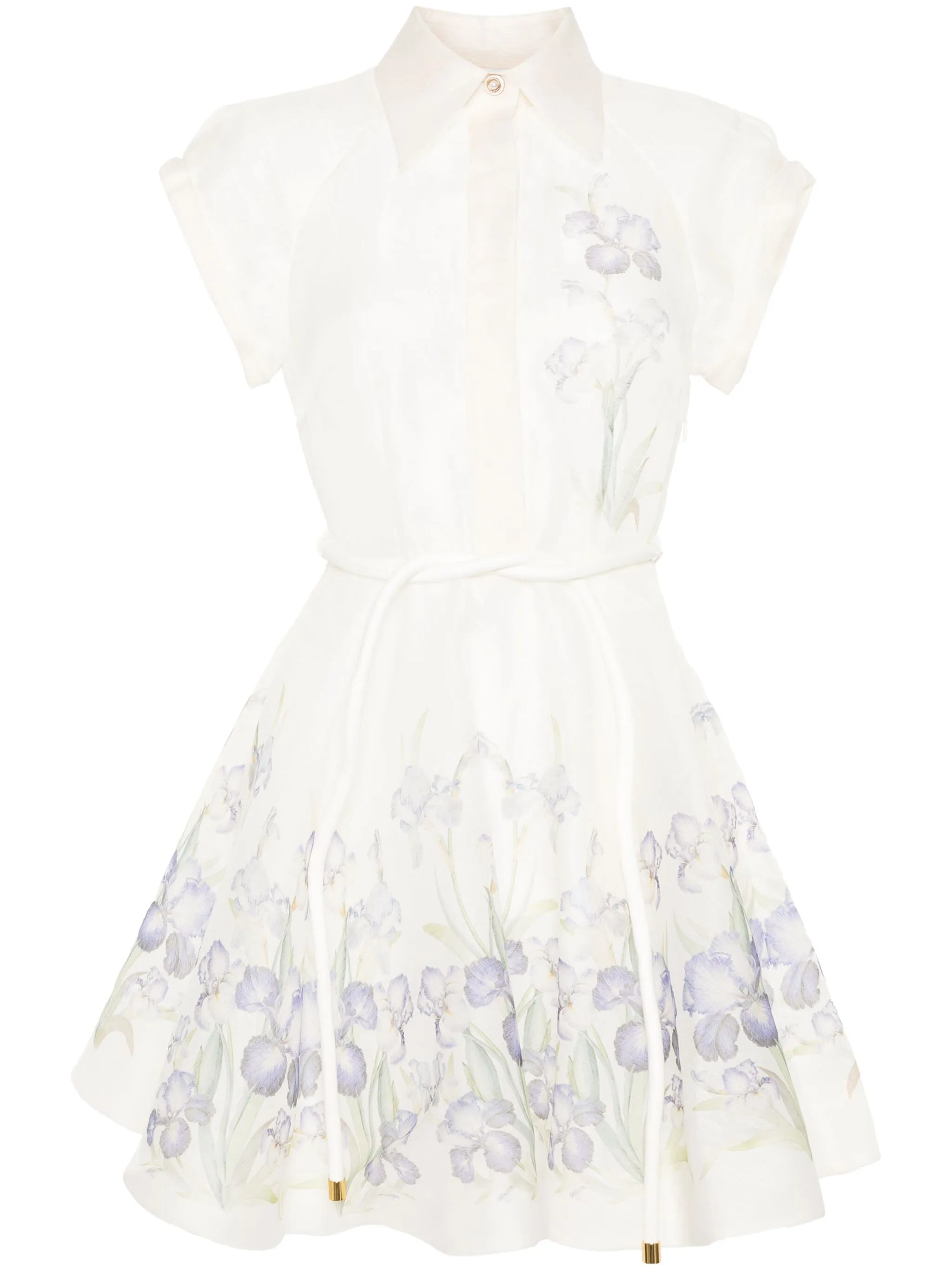Natura Flip floral-print minidress