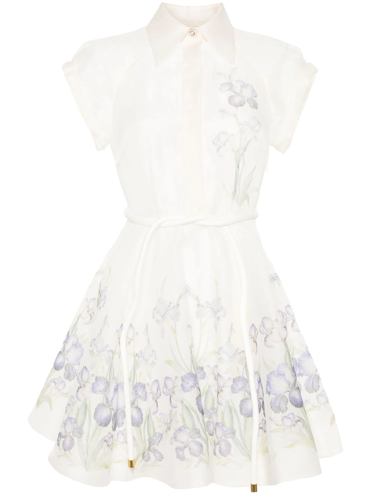 Natura Flip floral-print minidress