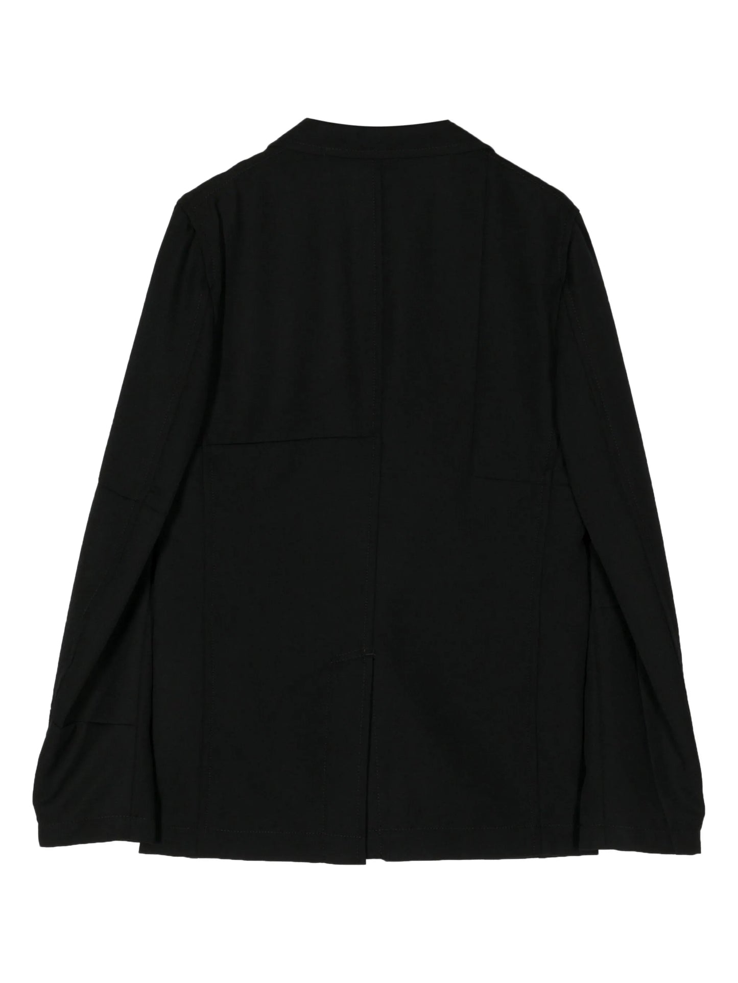 single-breasted wool blazer