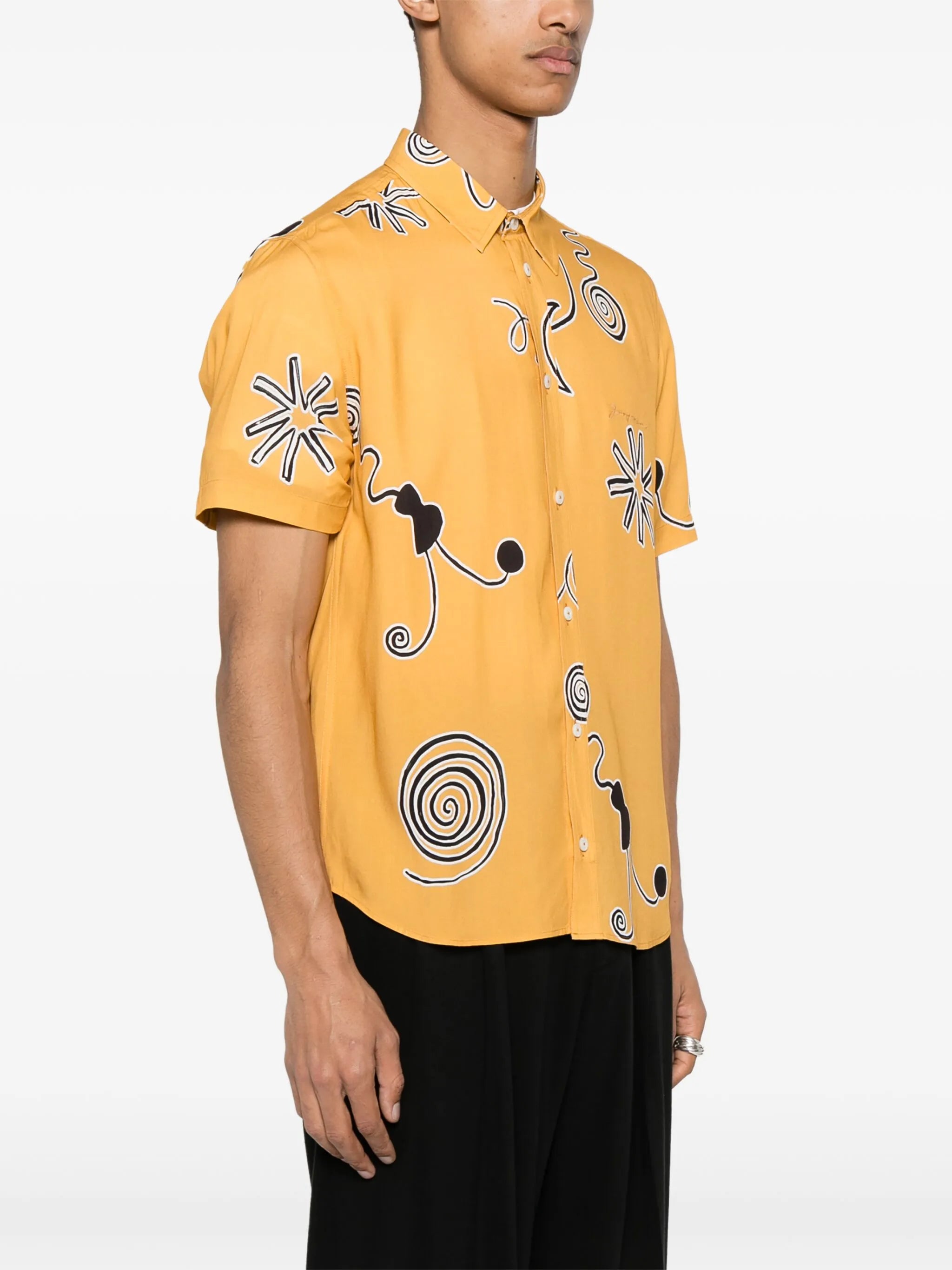 Mello spiral-print shirt