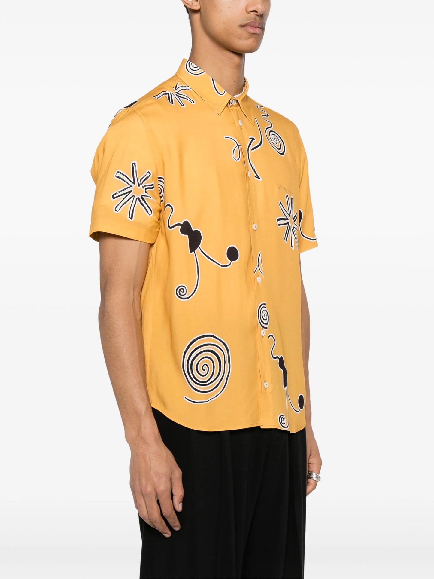 Mello spiral-print shirt