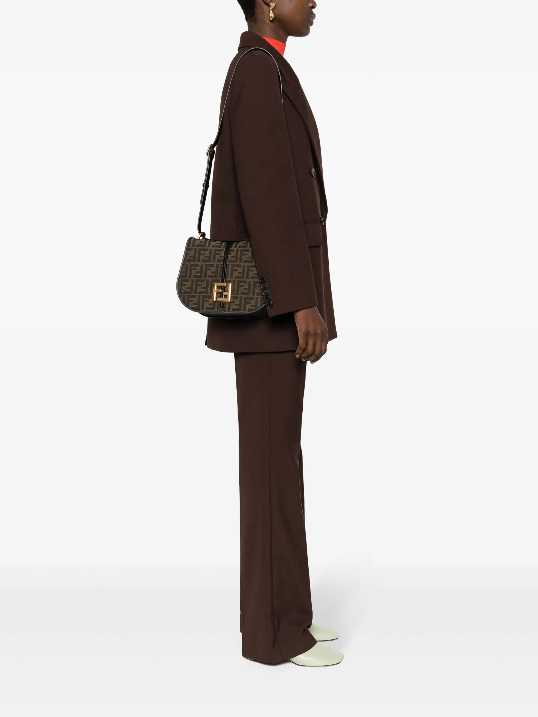 medium C’mon FF jacquard shoulder bag