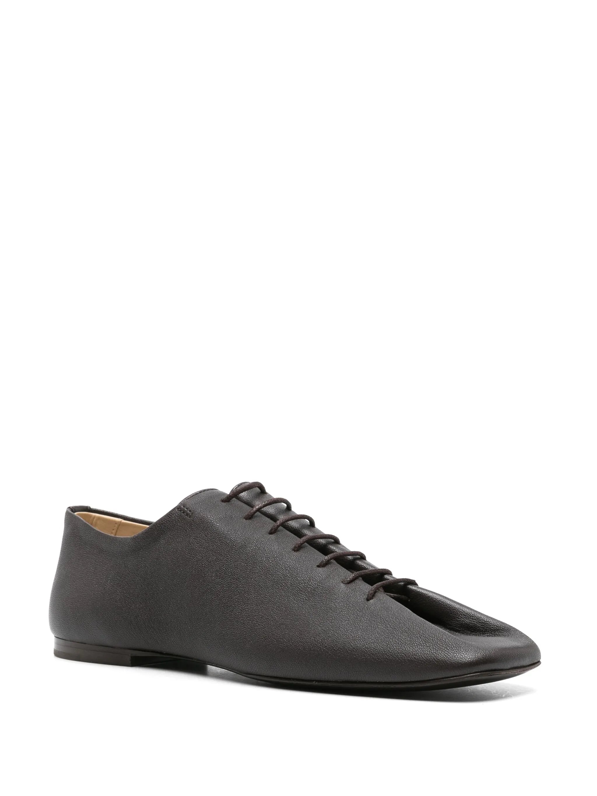 Souris folded Derby shoes