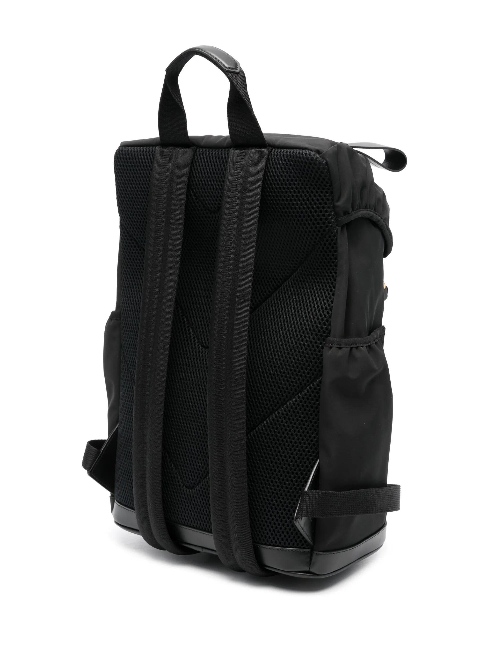 buckle-straps drawstring backpack