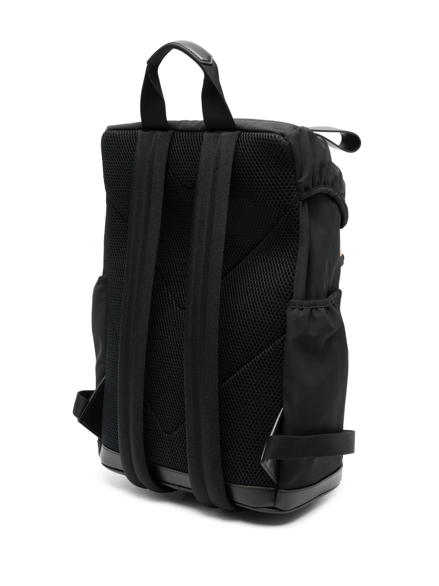 buckle-straps drawstring backpack