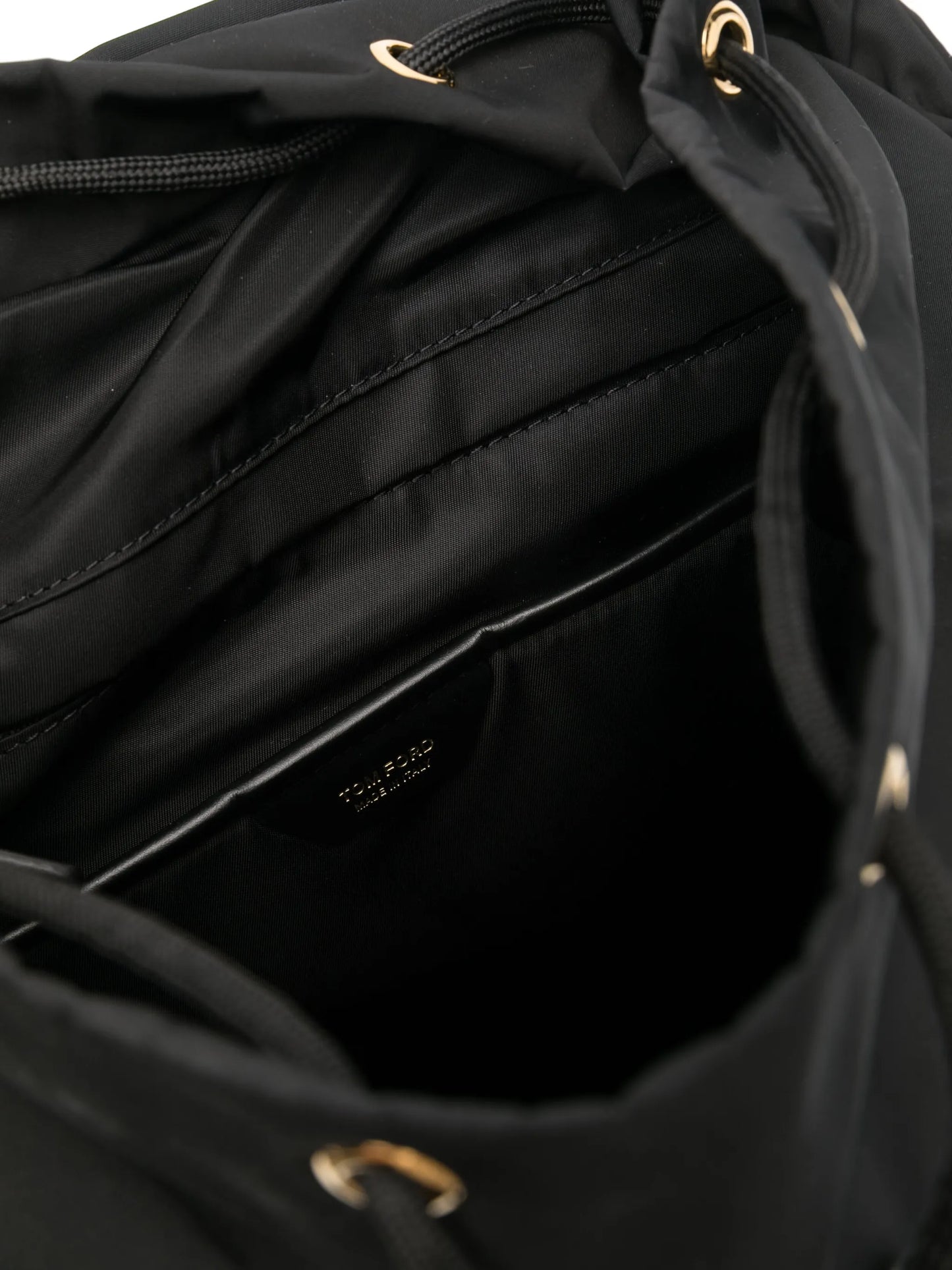 buckle-straps drawstring backpack