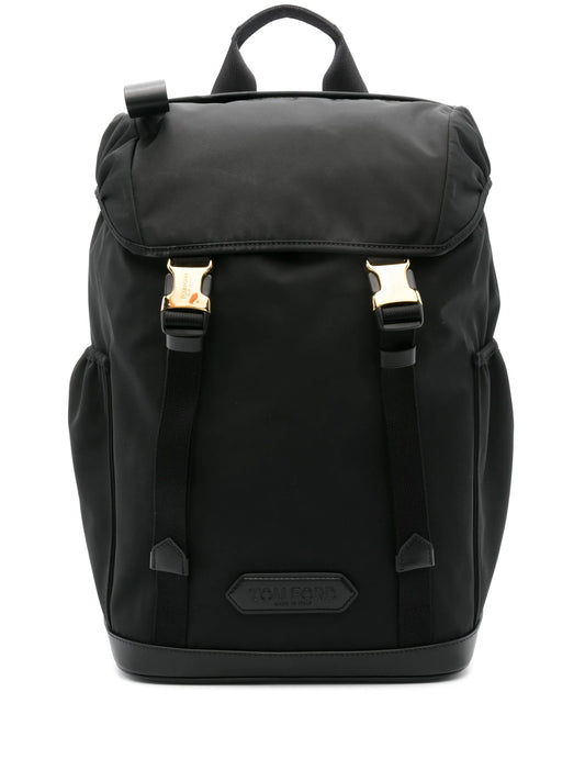 buckle-straps drawstring backpack