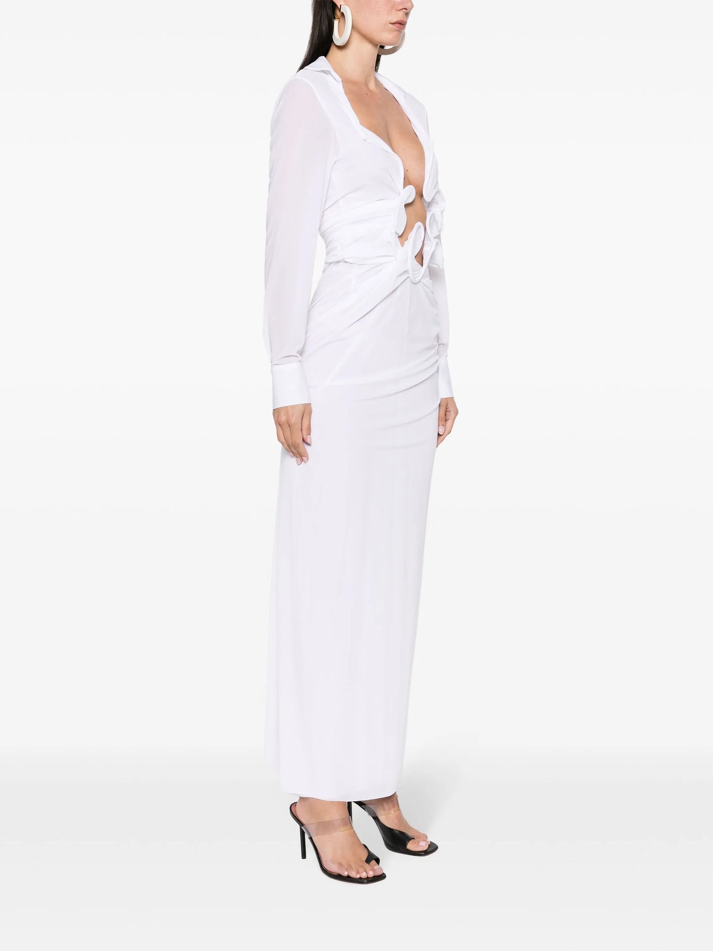 Venus plunging maxi dress
