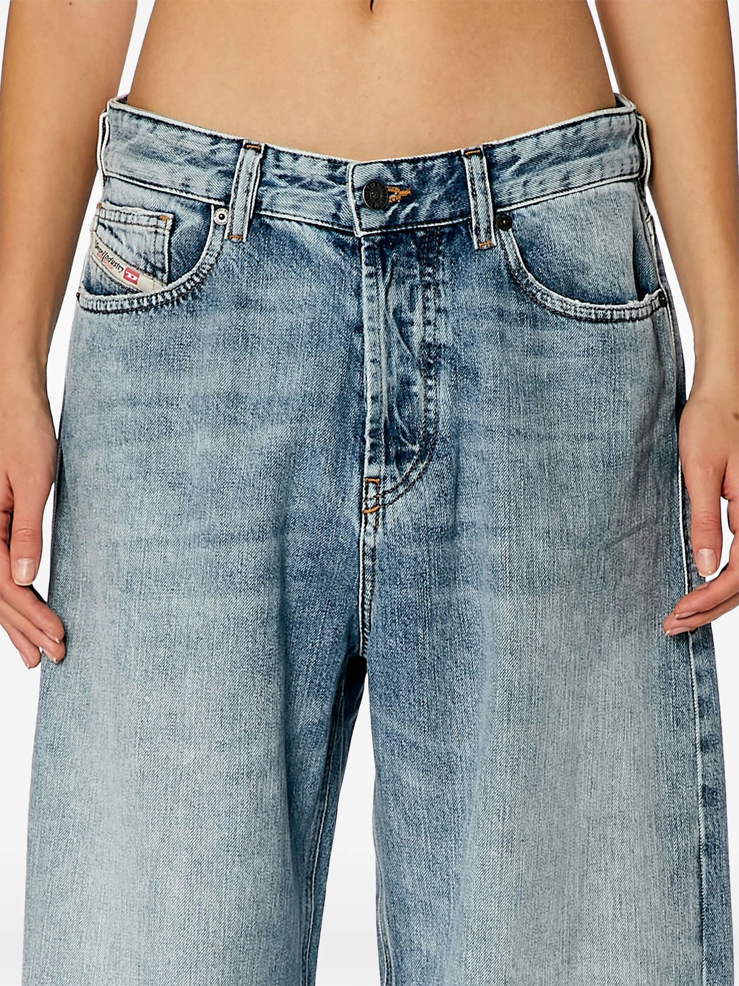 1996 D-Sire 09h57 mid-rise wide-leg jeans