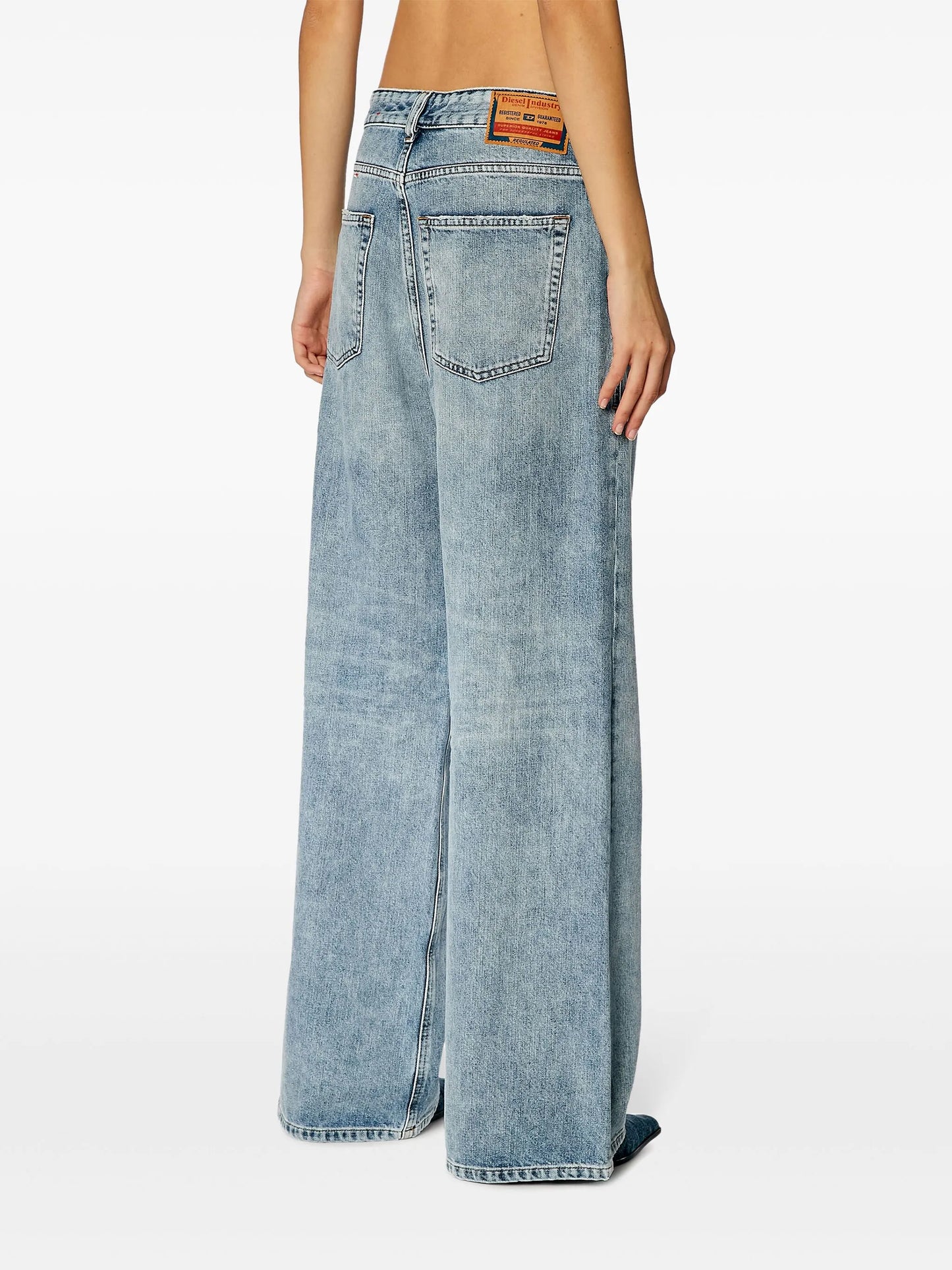 1996 D-Sire 09h57 mid-rise wide-leg jeans