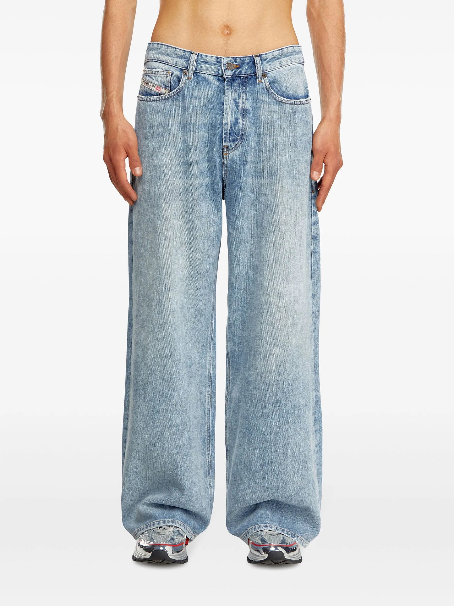 1996 D-Sire 09h57 mid-rise wide-leg jeans