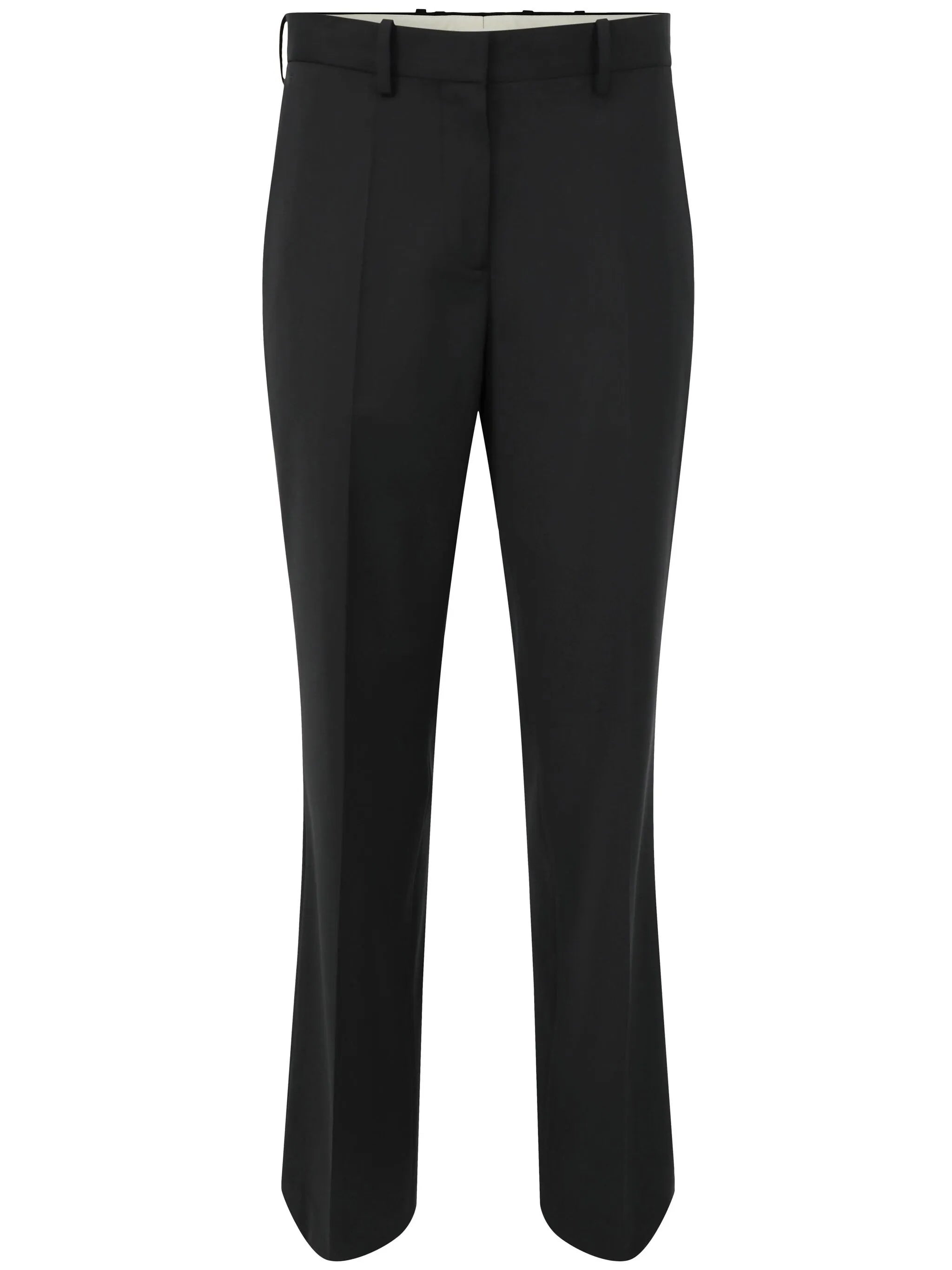 straight-leg virgin wool trousers