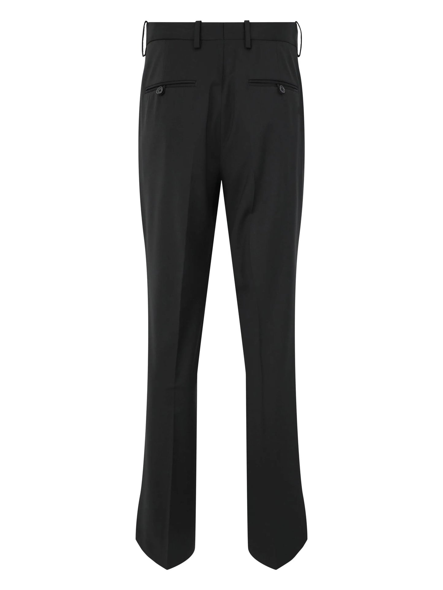 straight-leg virgin wool trousers