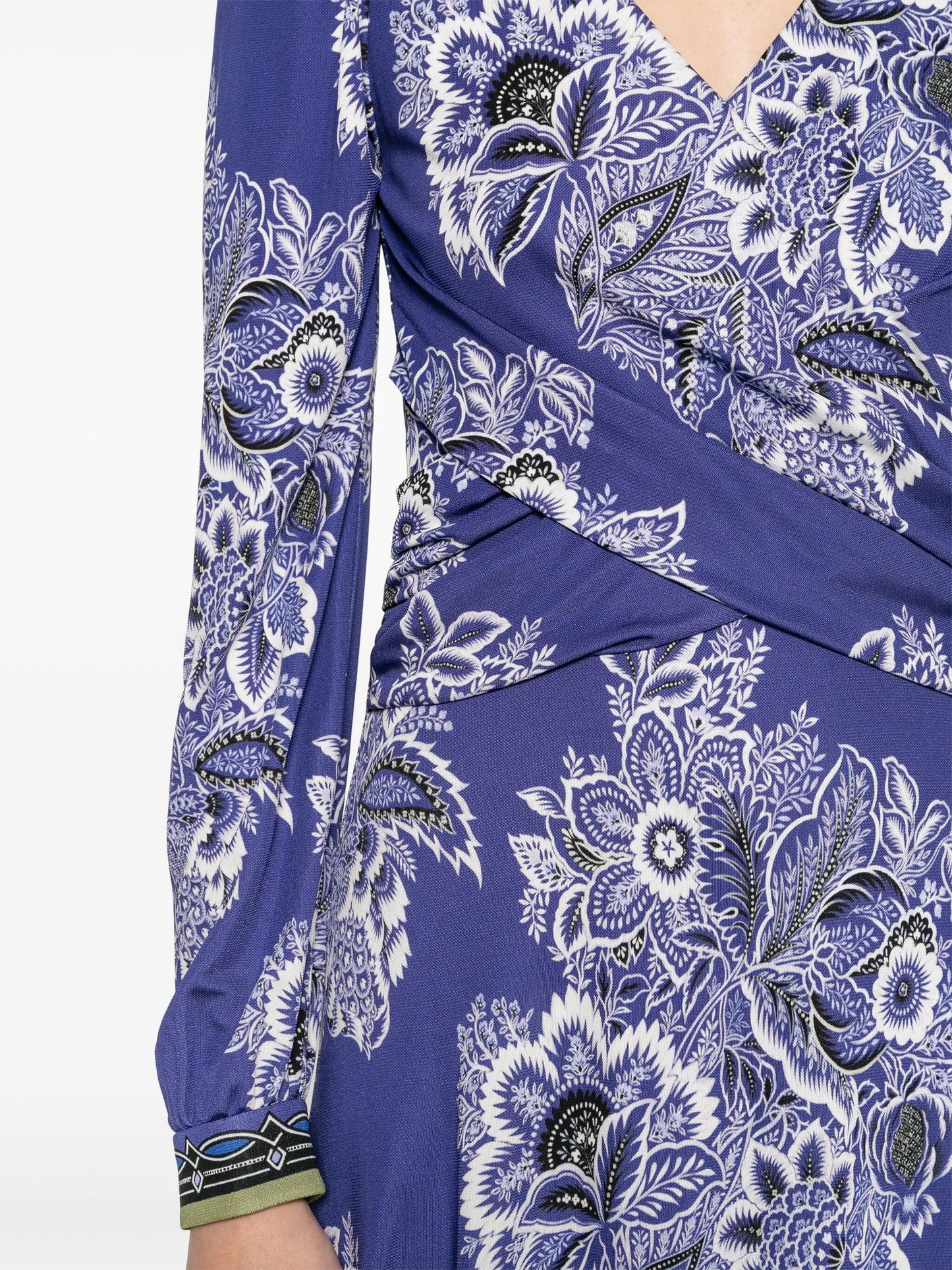 floral-print midi dress