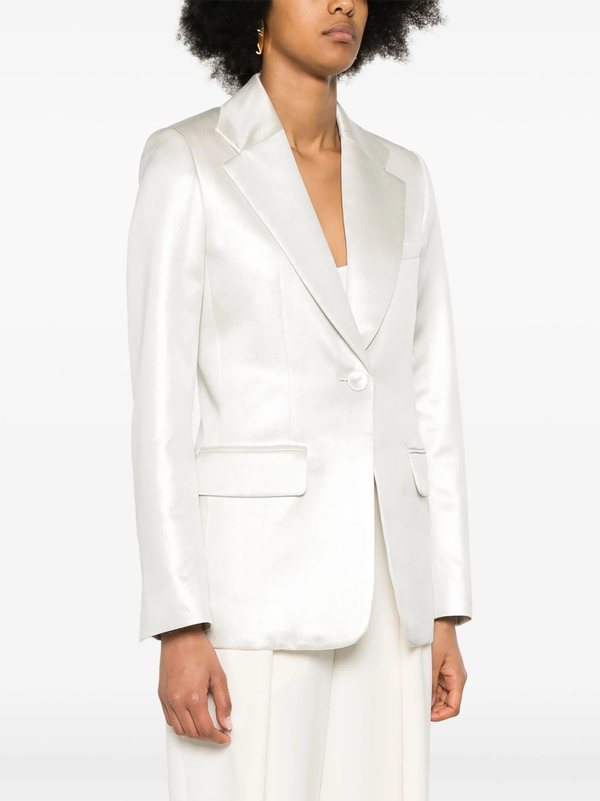 single-breasted blazer