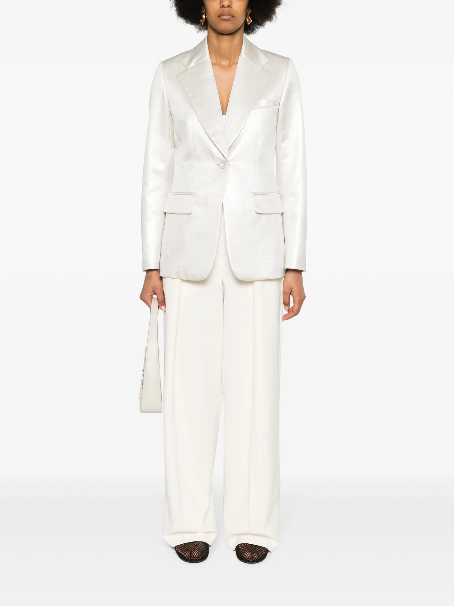 single-breasted blazer