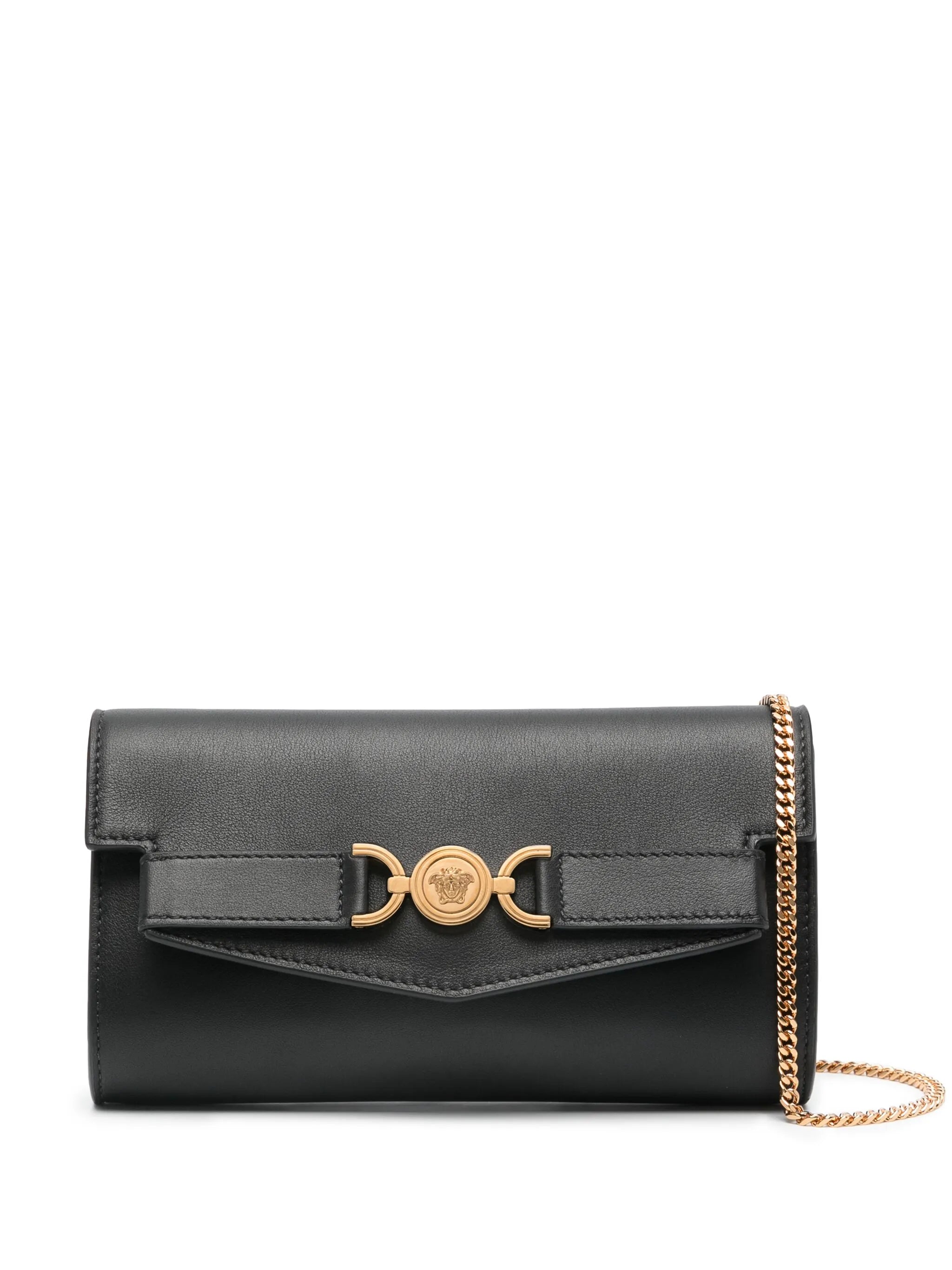 Medusa '95 leather clutch bag