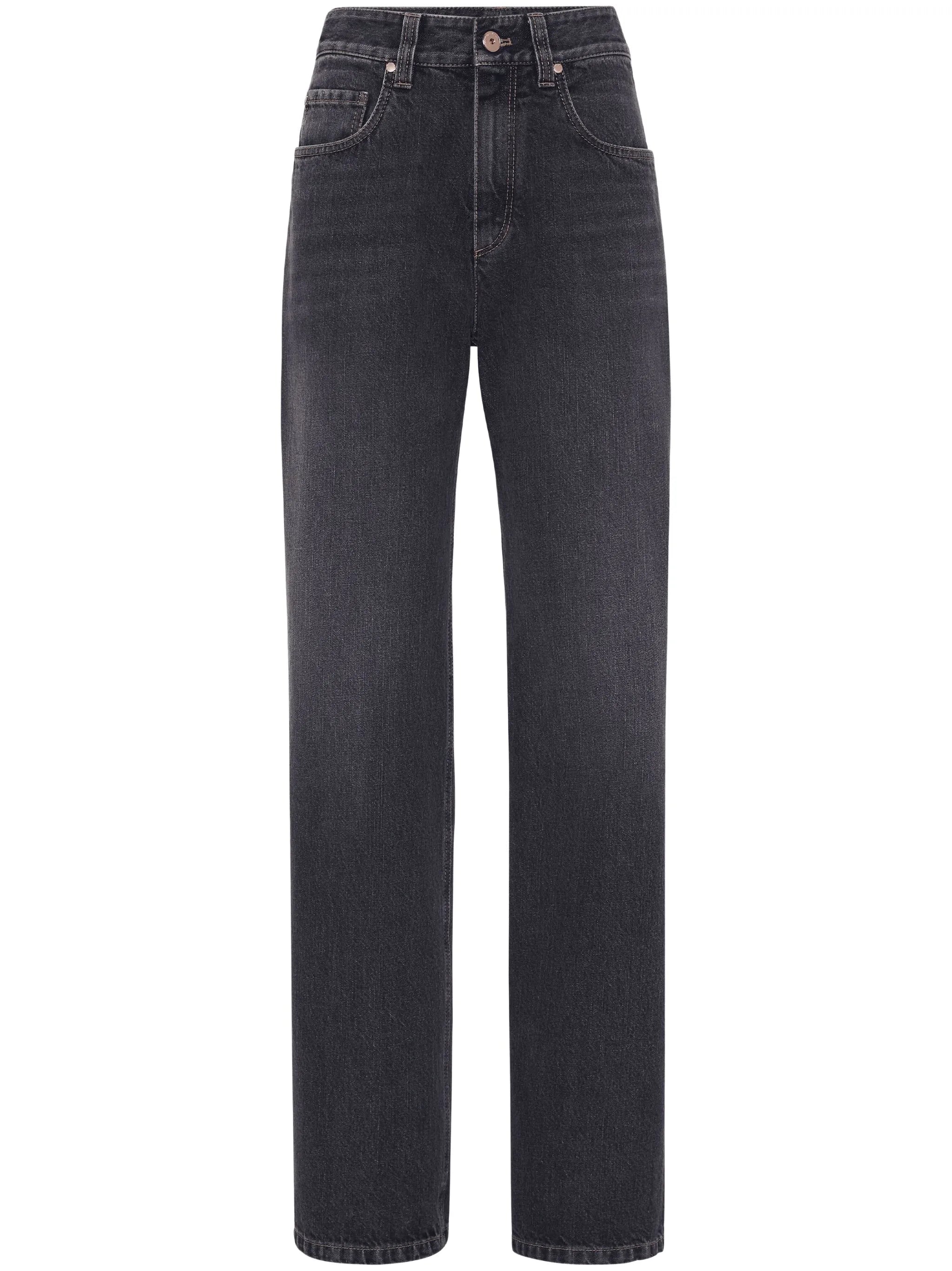high-rise wide-leg jeans