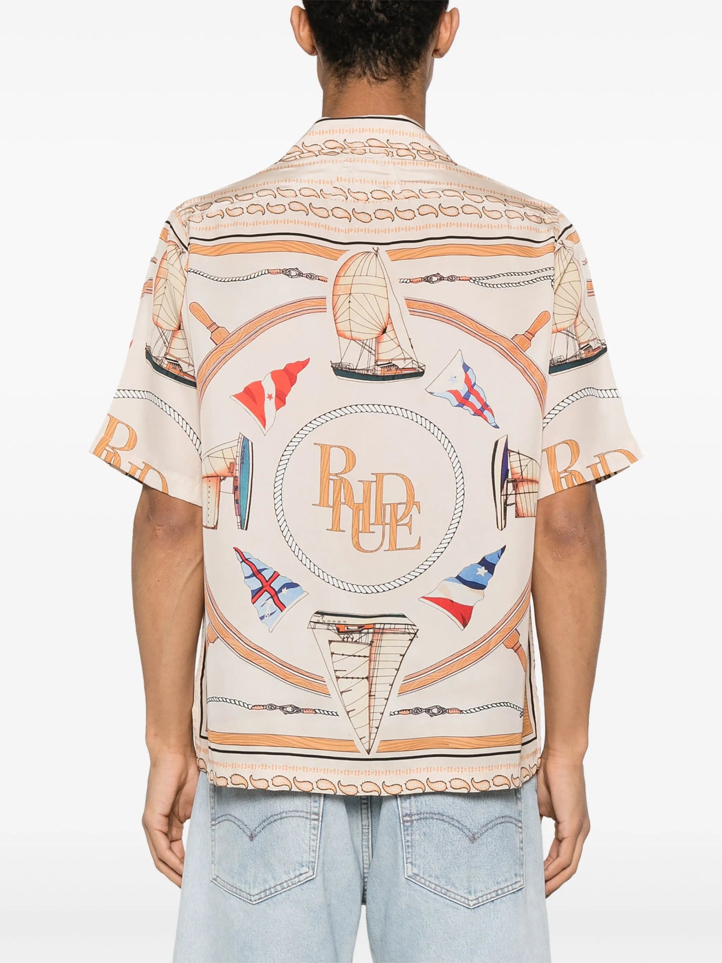 Rhude Nautica silk shirt